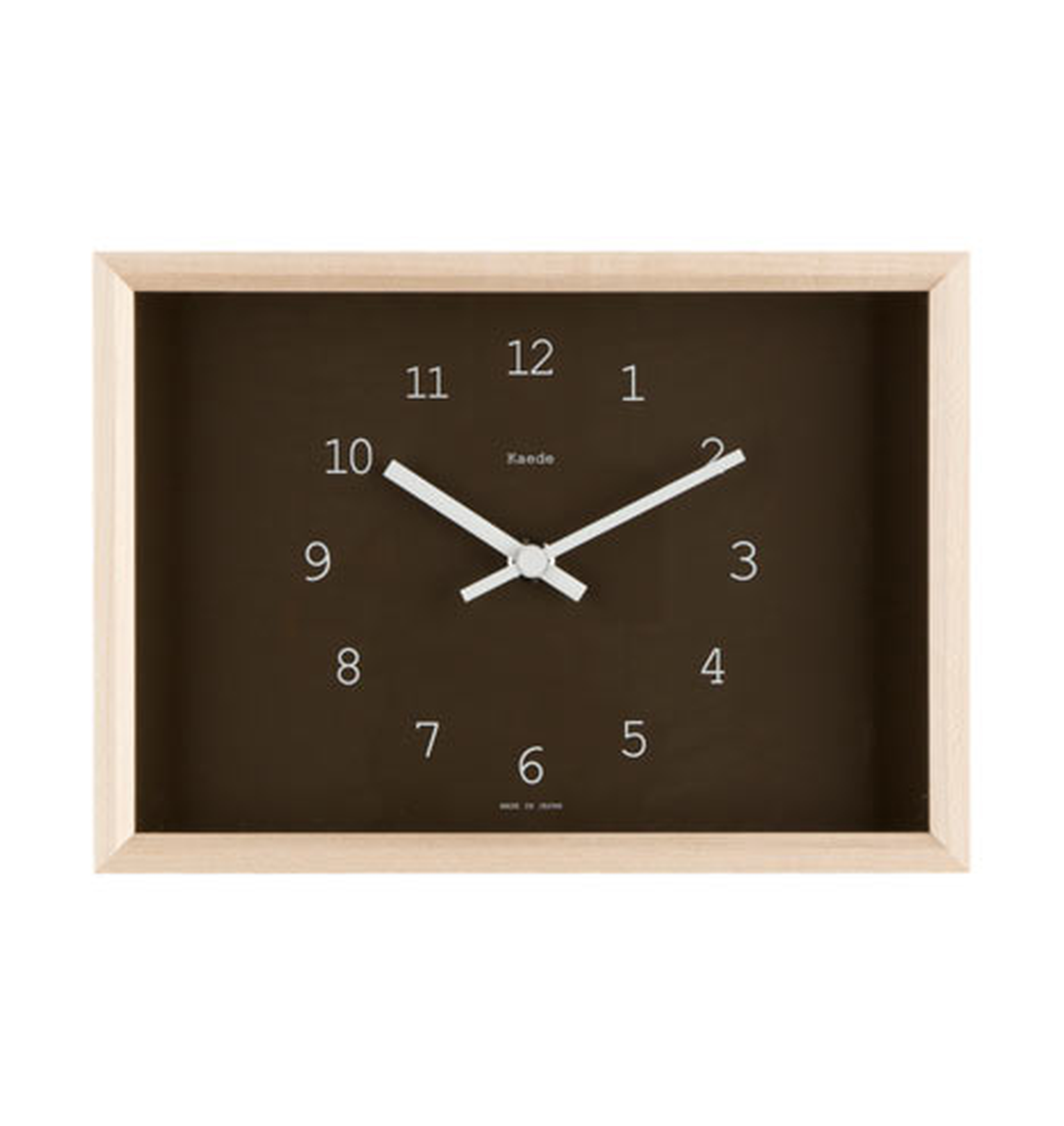 Kaede Maple Table Clock - Rejuvenation