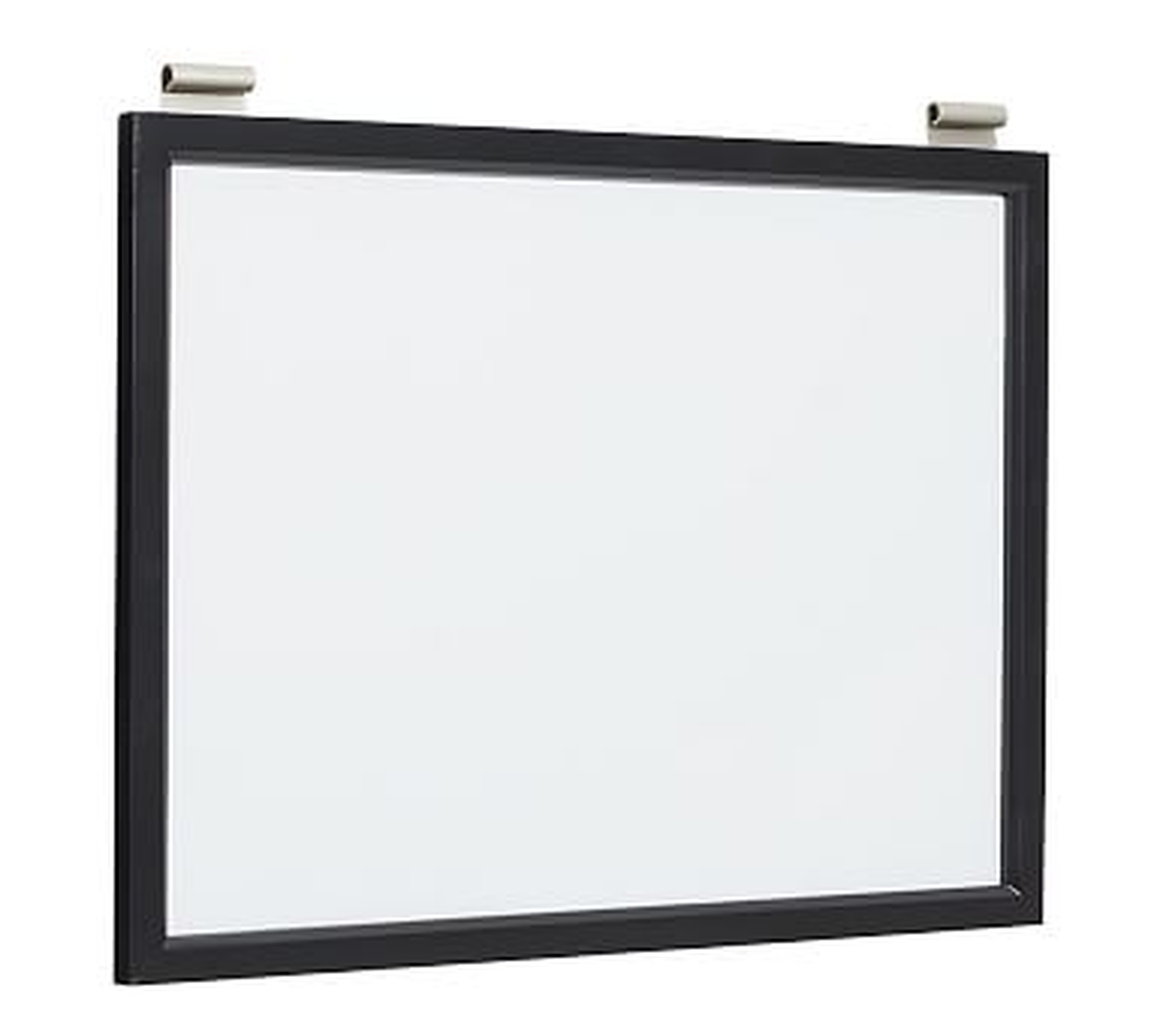 Daily System Magnetic Whiteboard, Black - Pottery Barn