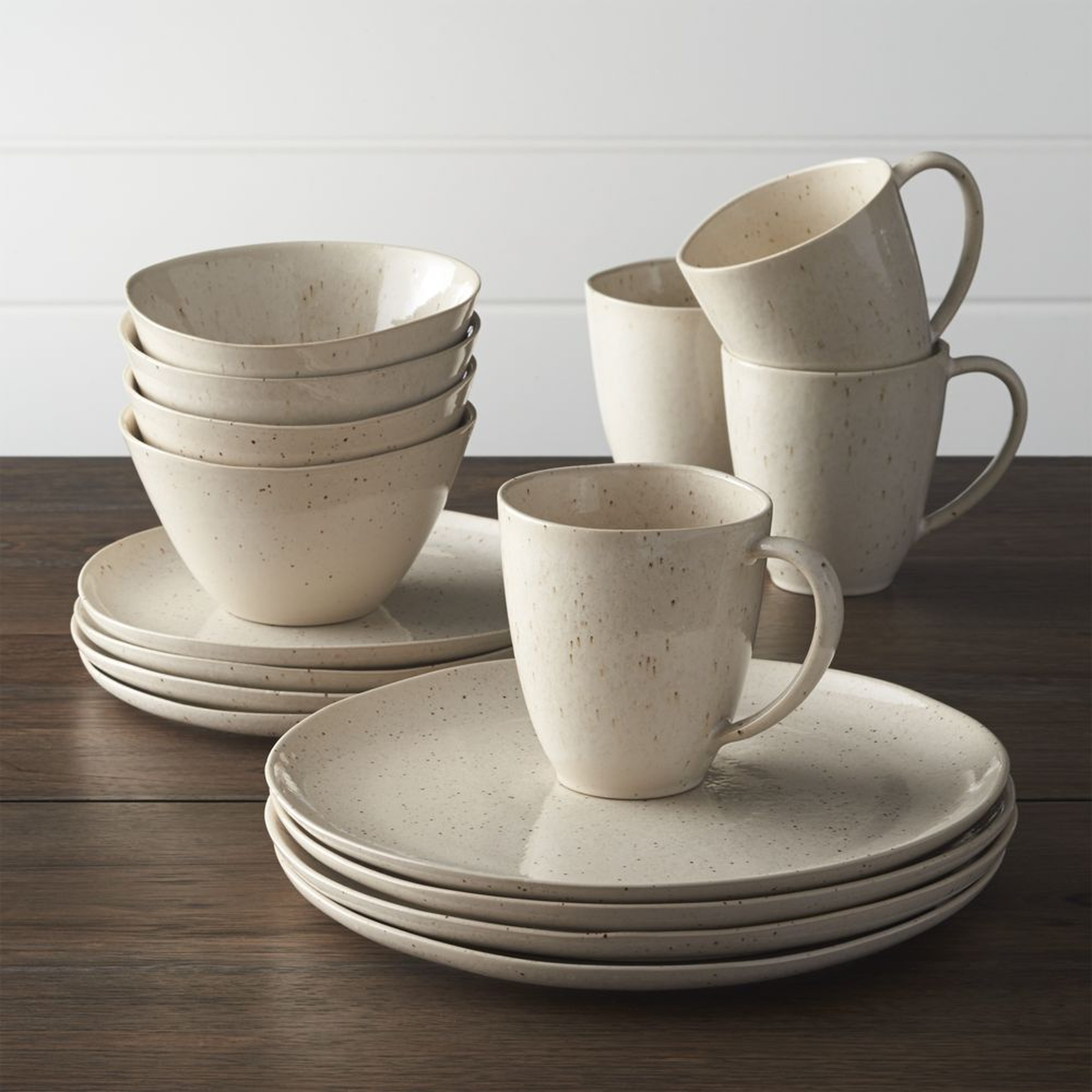 Wilder 16-Piece Dinnerware Set - Crate and Barrel