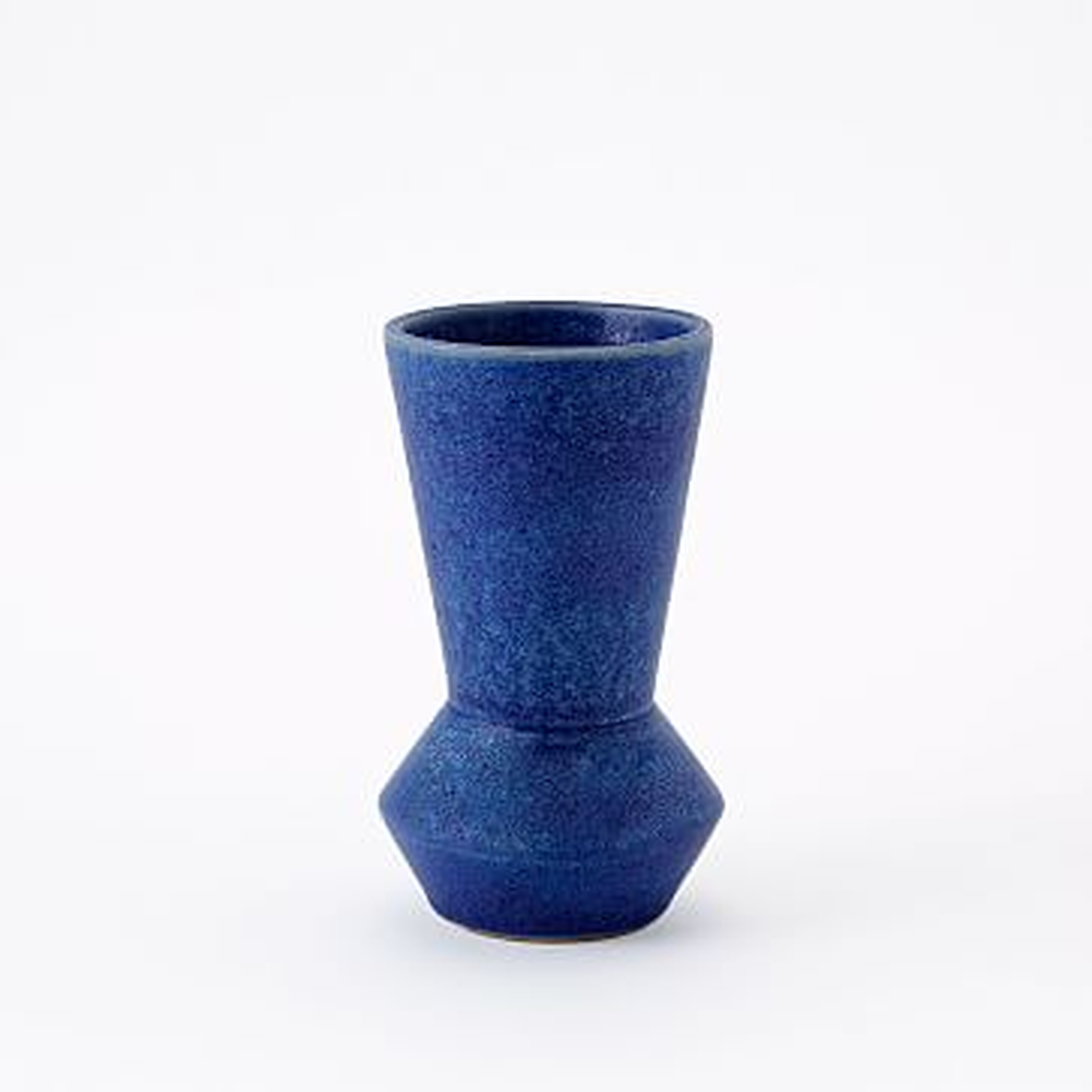Totem Vase, 8", Blue - West Elm