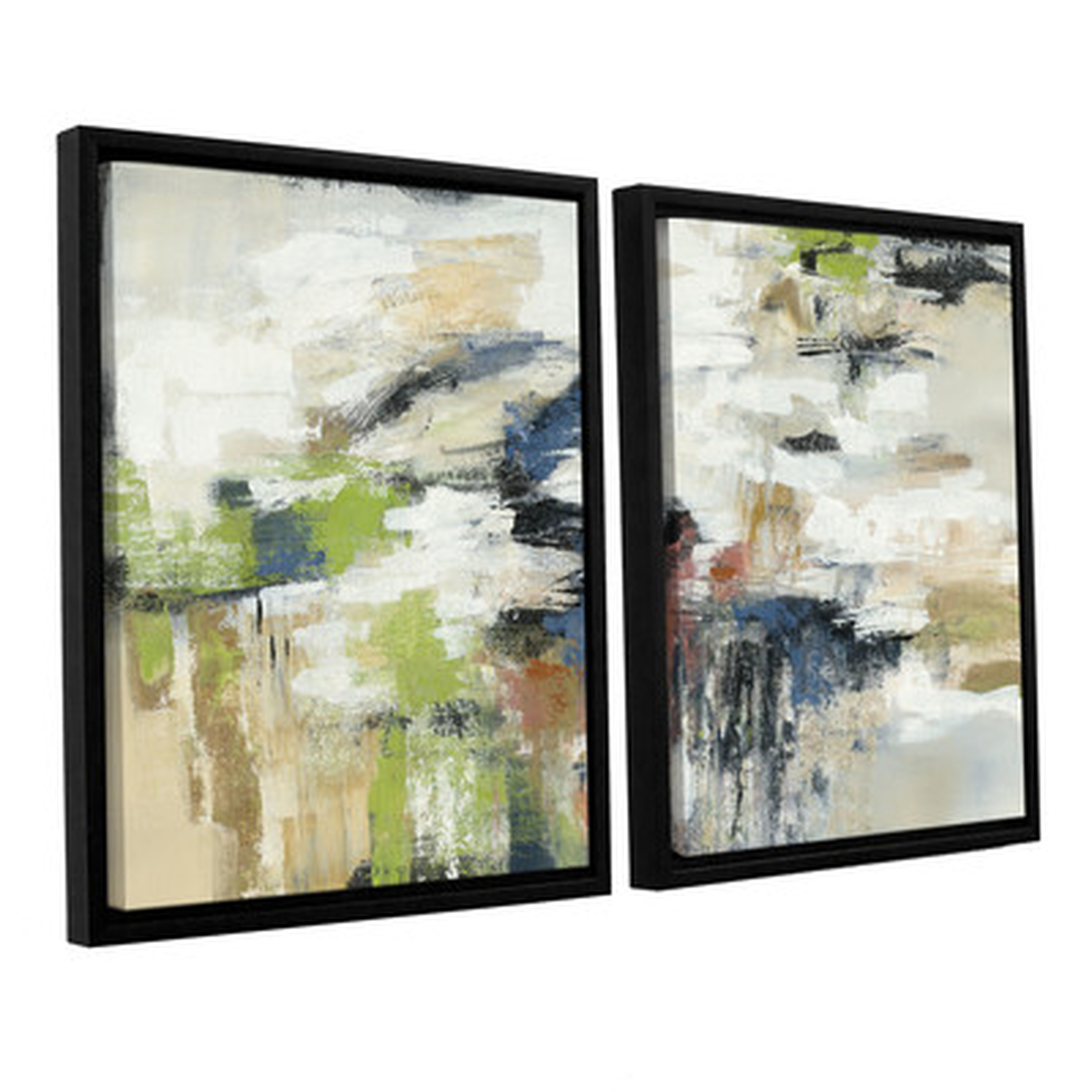 Highline View 2 Piece Framed Painting Print on Canvas Set - Wayfair