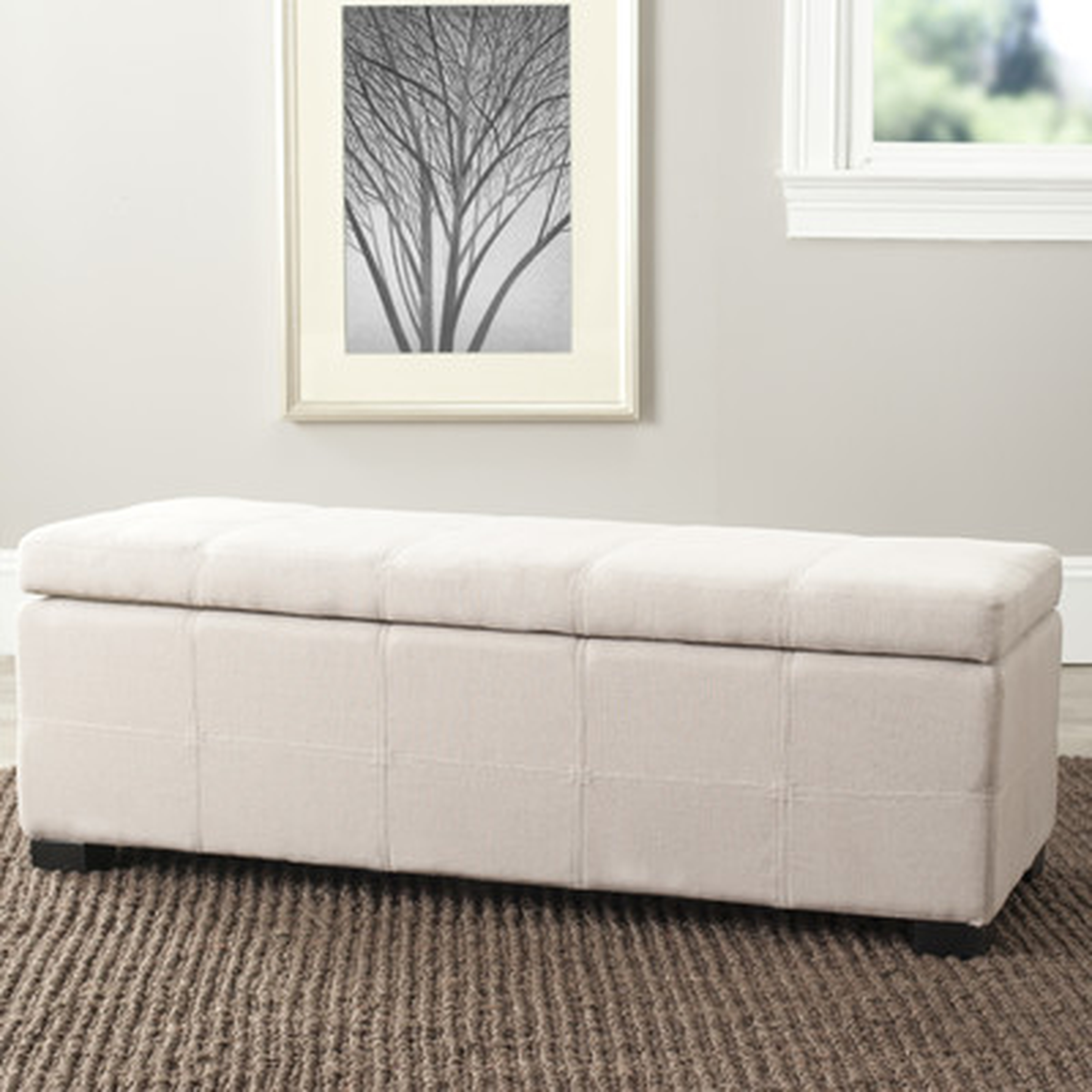 Park Upholstered  Storage Bench - Wayfair
