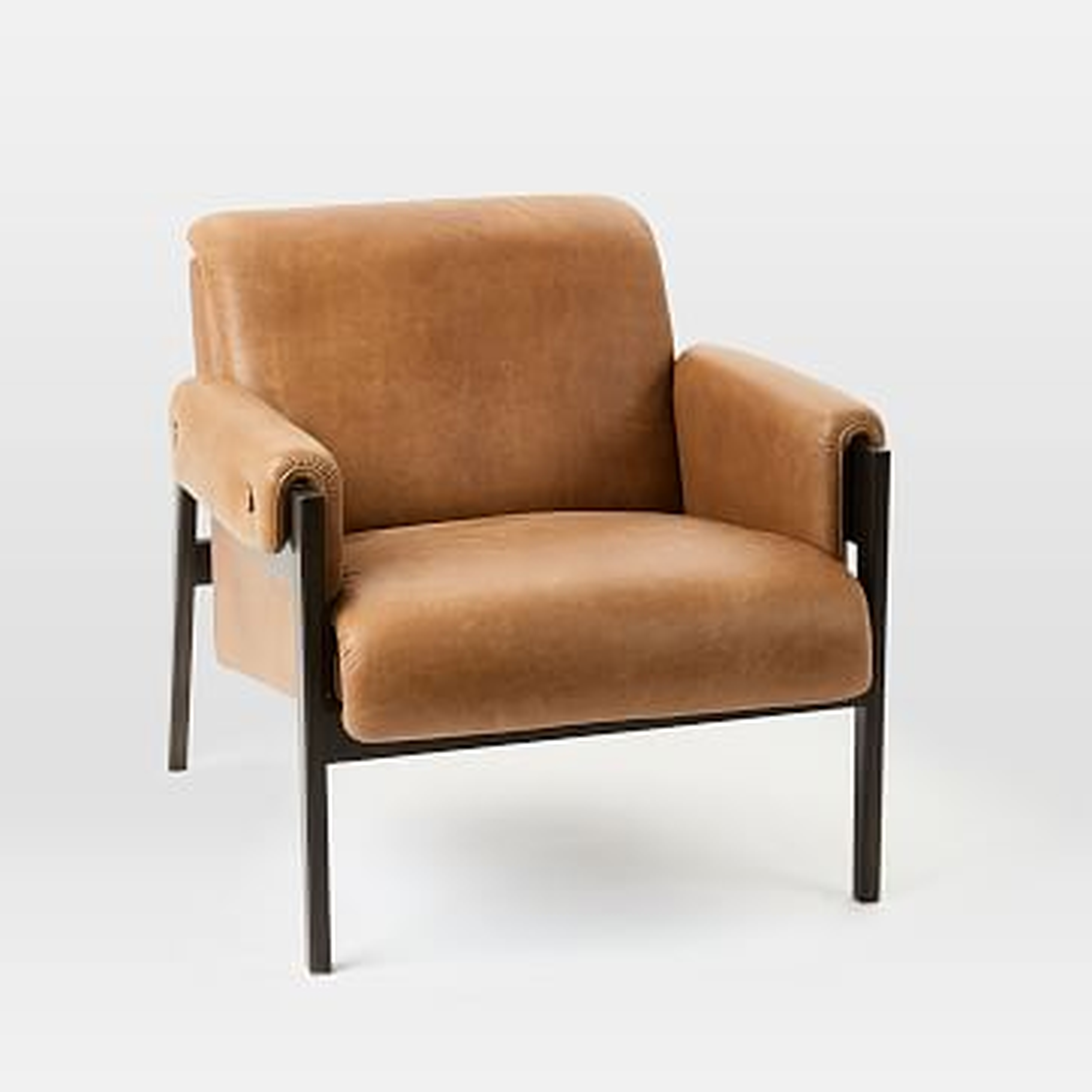 Stanton Chair, Taos Leather, Sand - West Elm