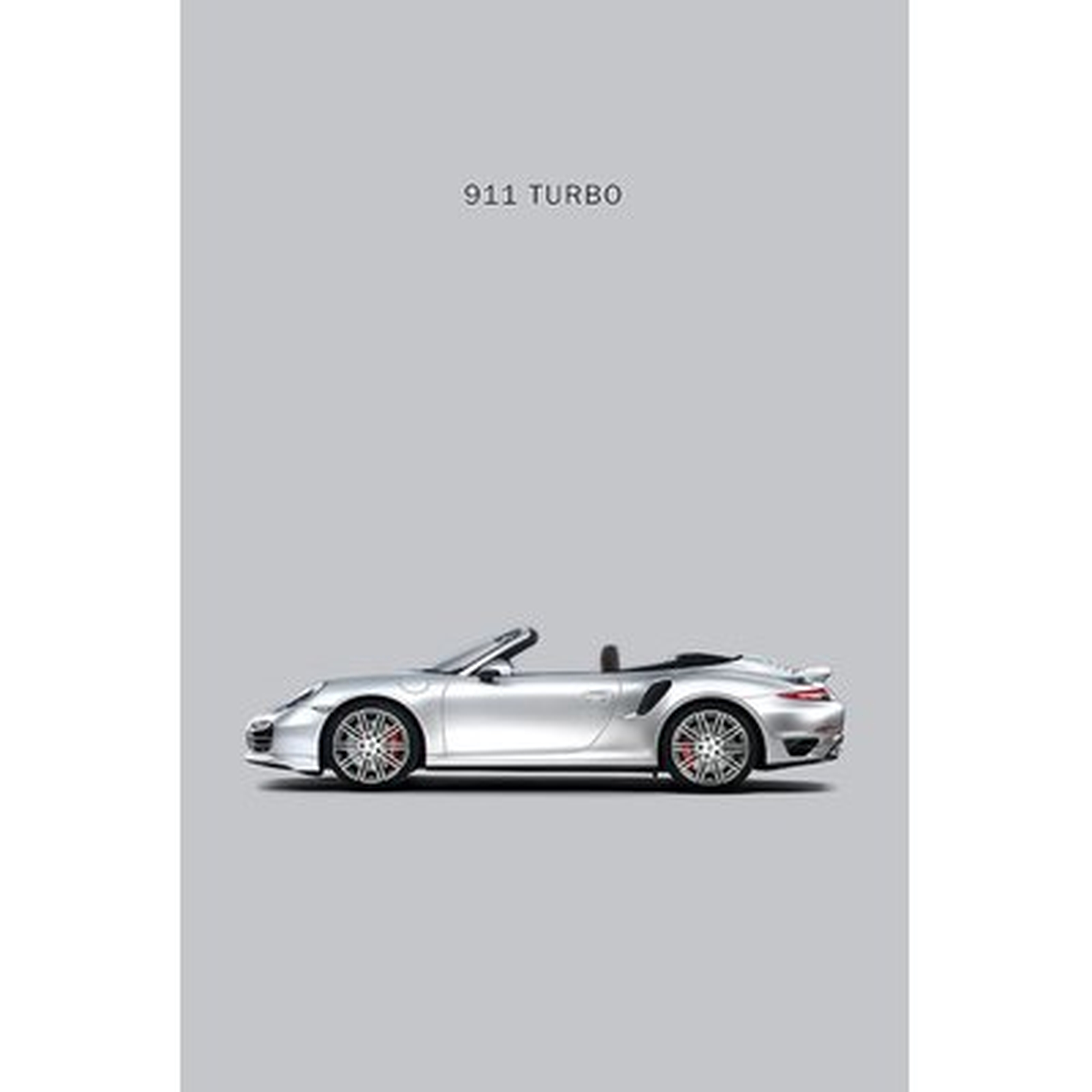 'Porsche 911 Turbo Cabriolet' Graphic Art Print on Canvas - Wayfair