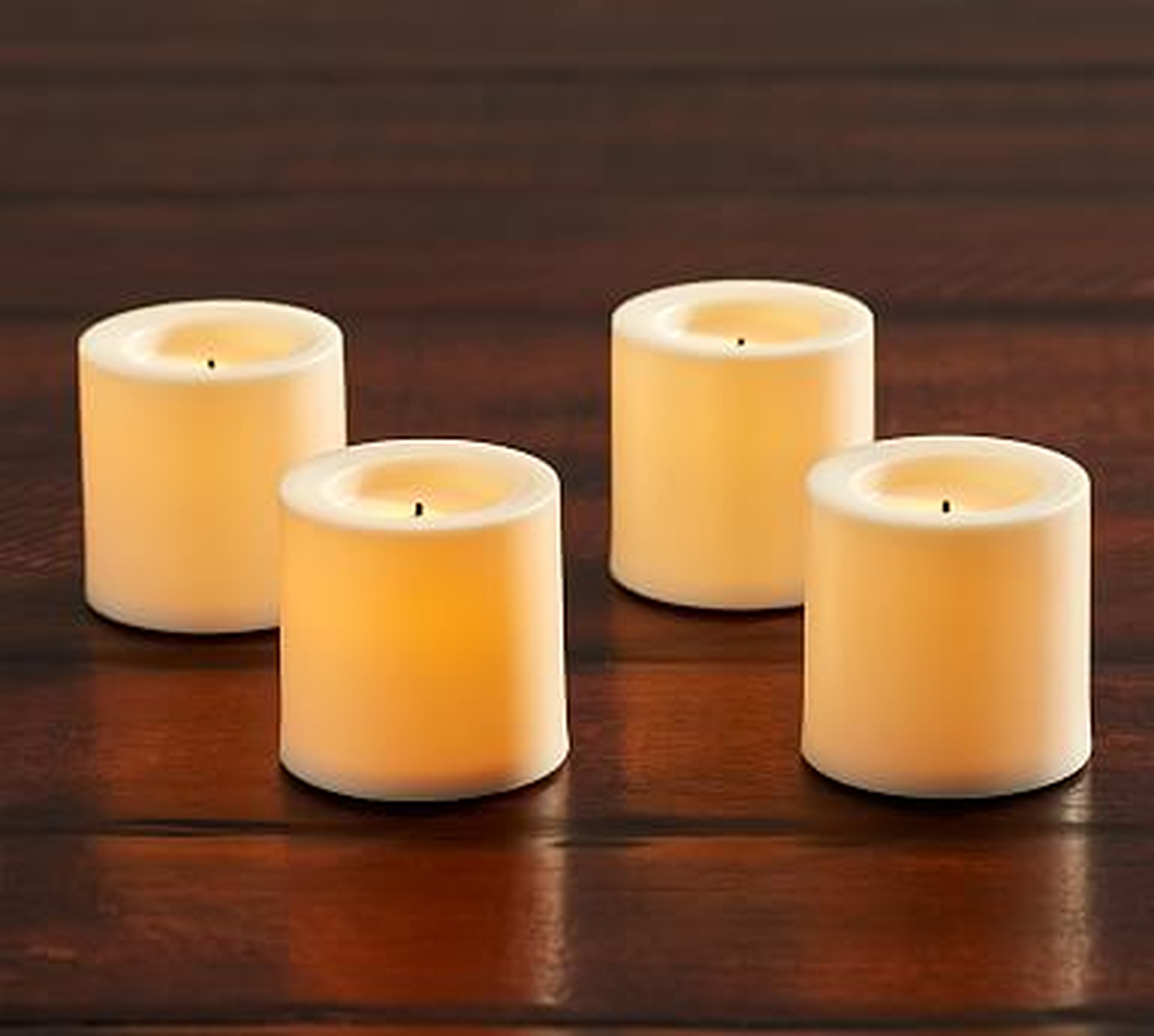 Flameless Plastic Votive Candle, Set of 4 - Pottery Barn