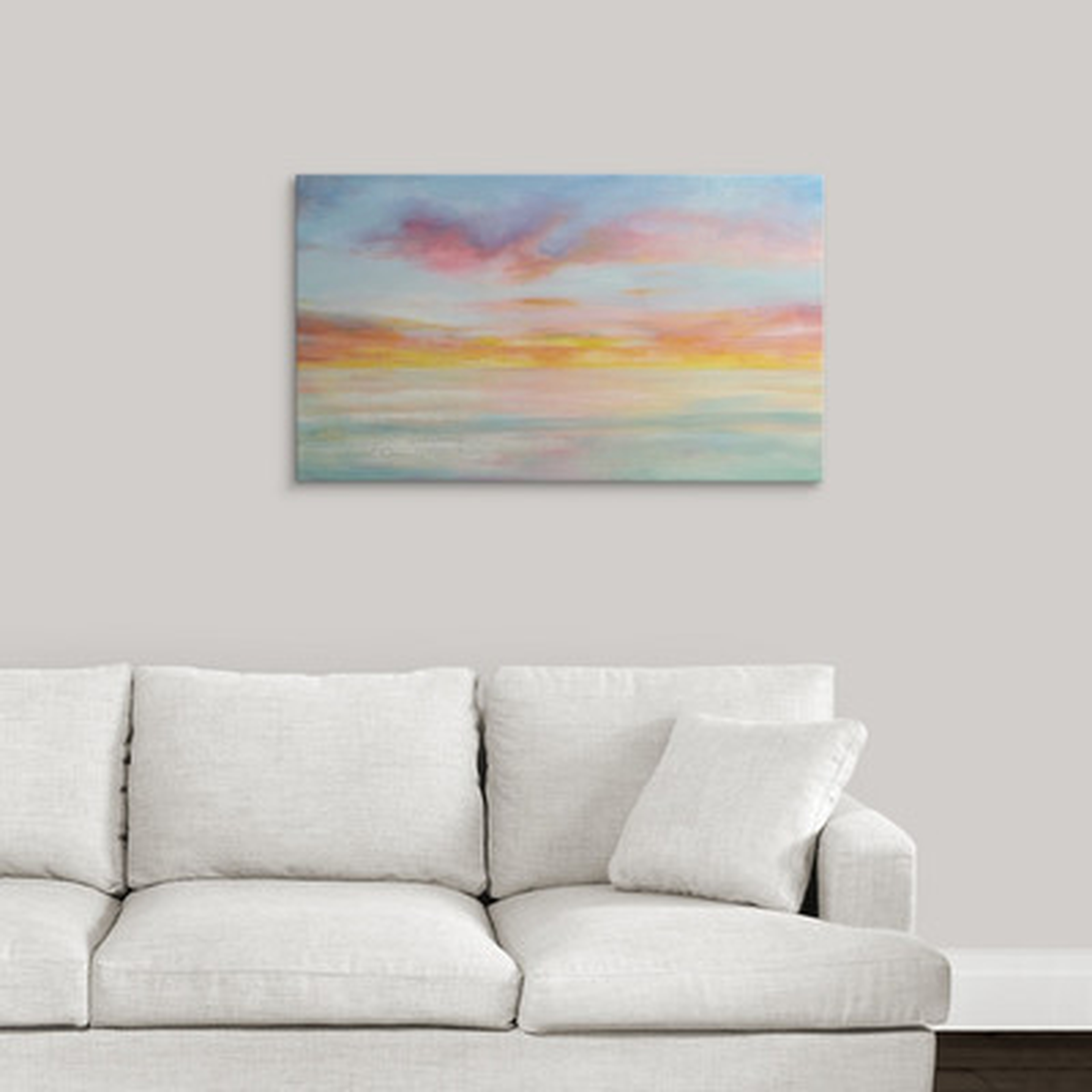 'Pastel Sky' Danhui Nai Painting Print - Wayfair