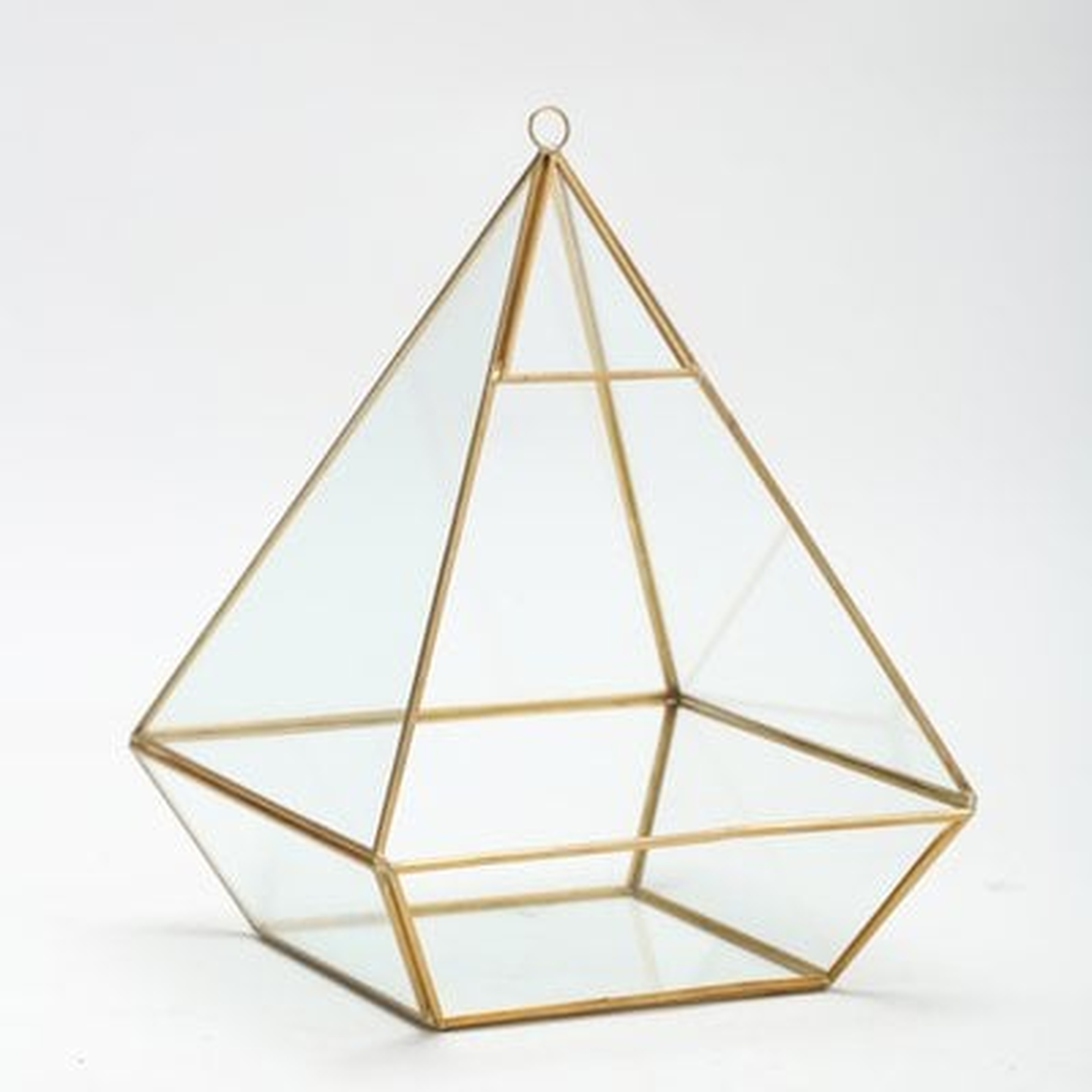 Mangels Geometric Pyramid Terrarium Display - Wayfair