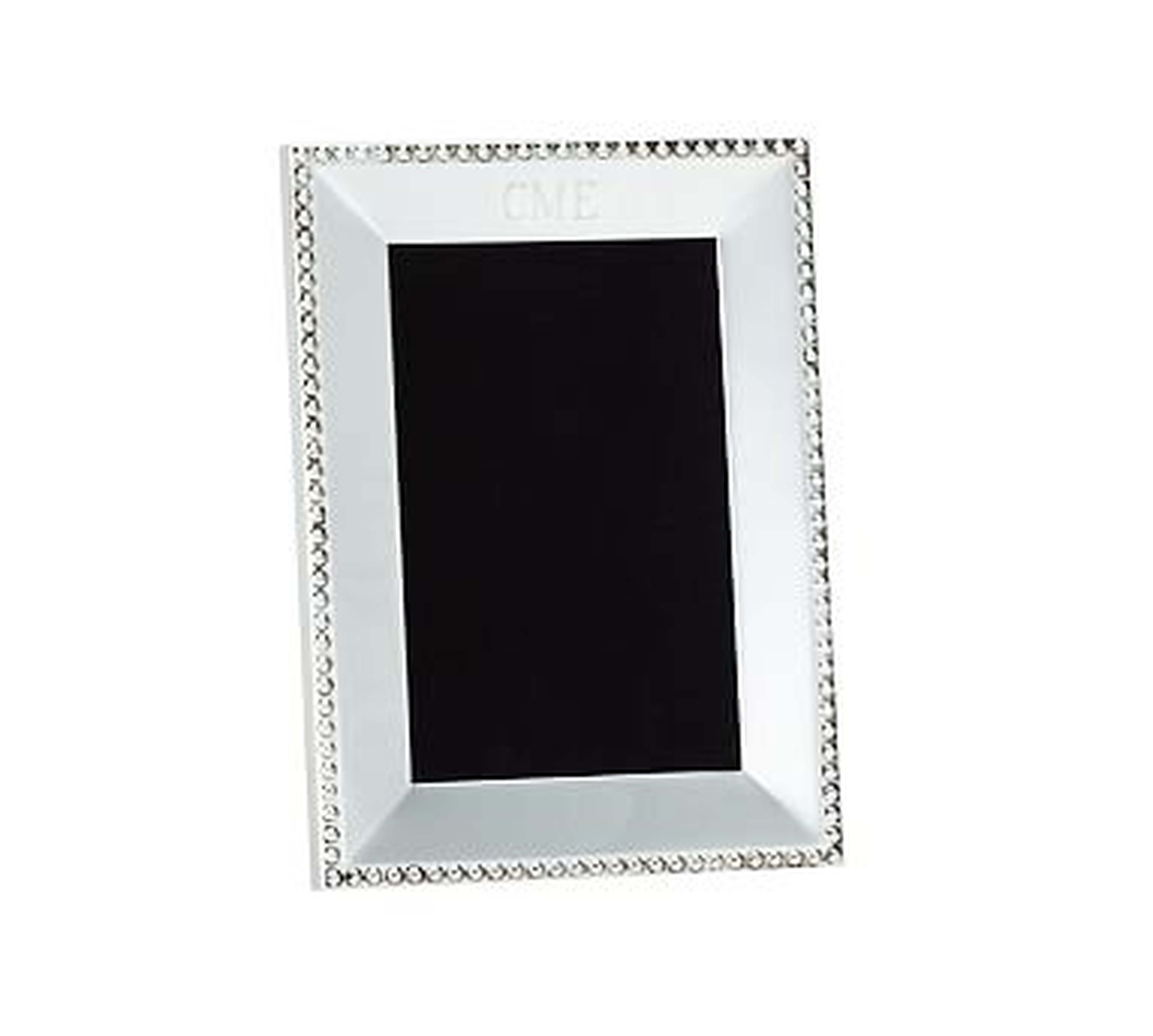 Beaded Silver-Plated Picture Frame, 4 x 6" - Pottery Barn