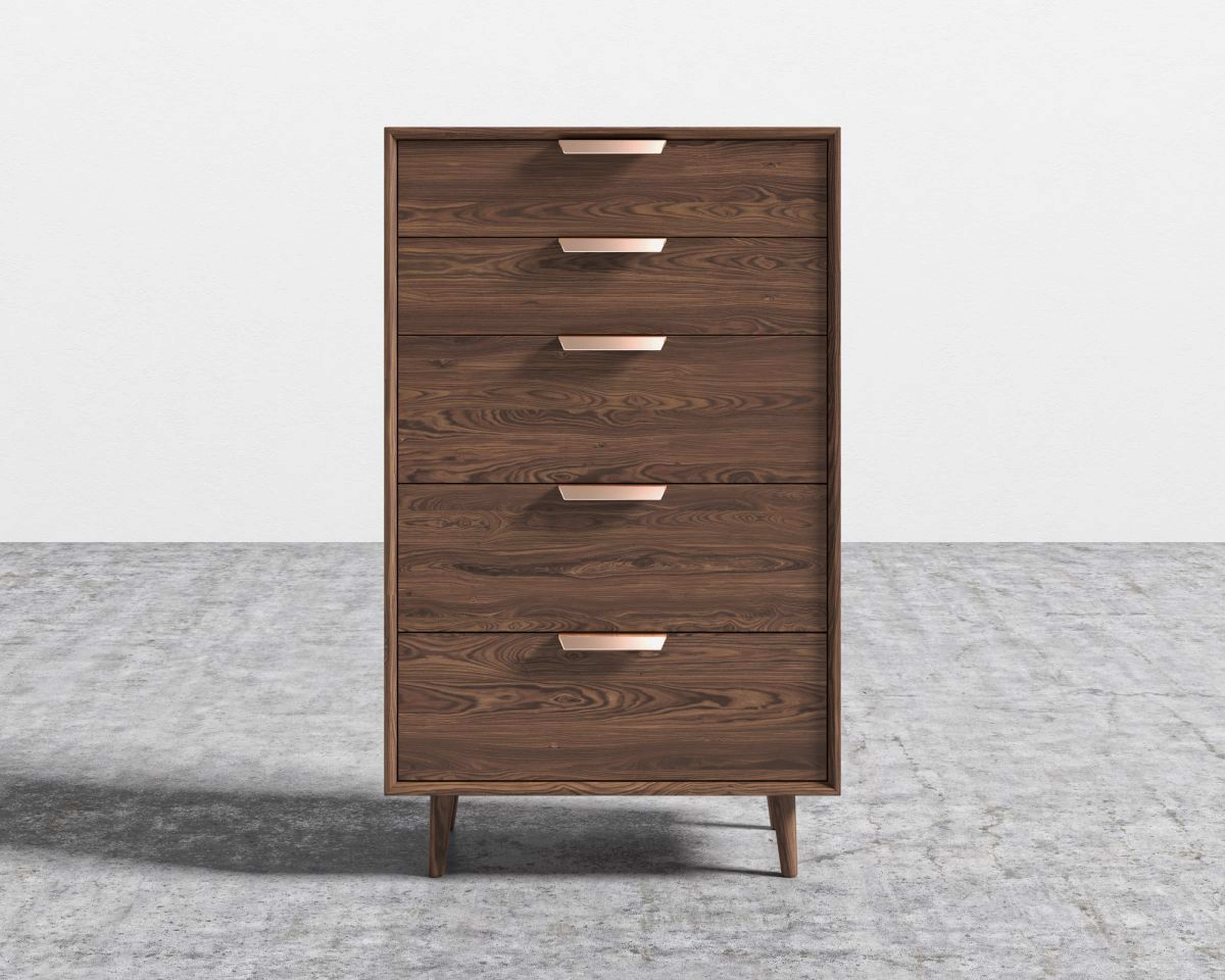 Asher Tall Dresser - Walnut Veneer - Rove Concepts