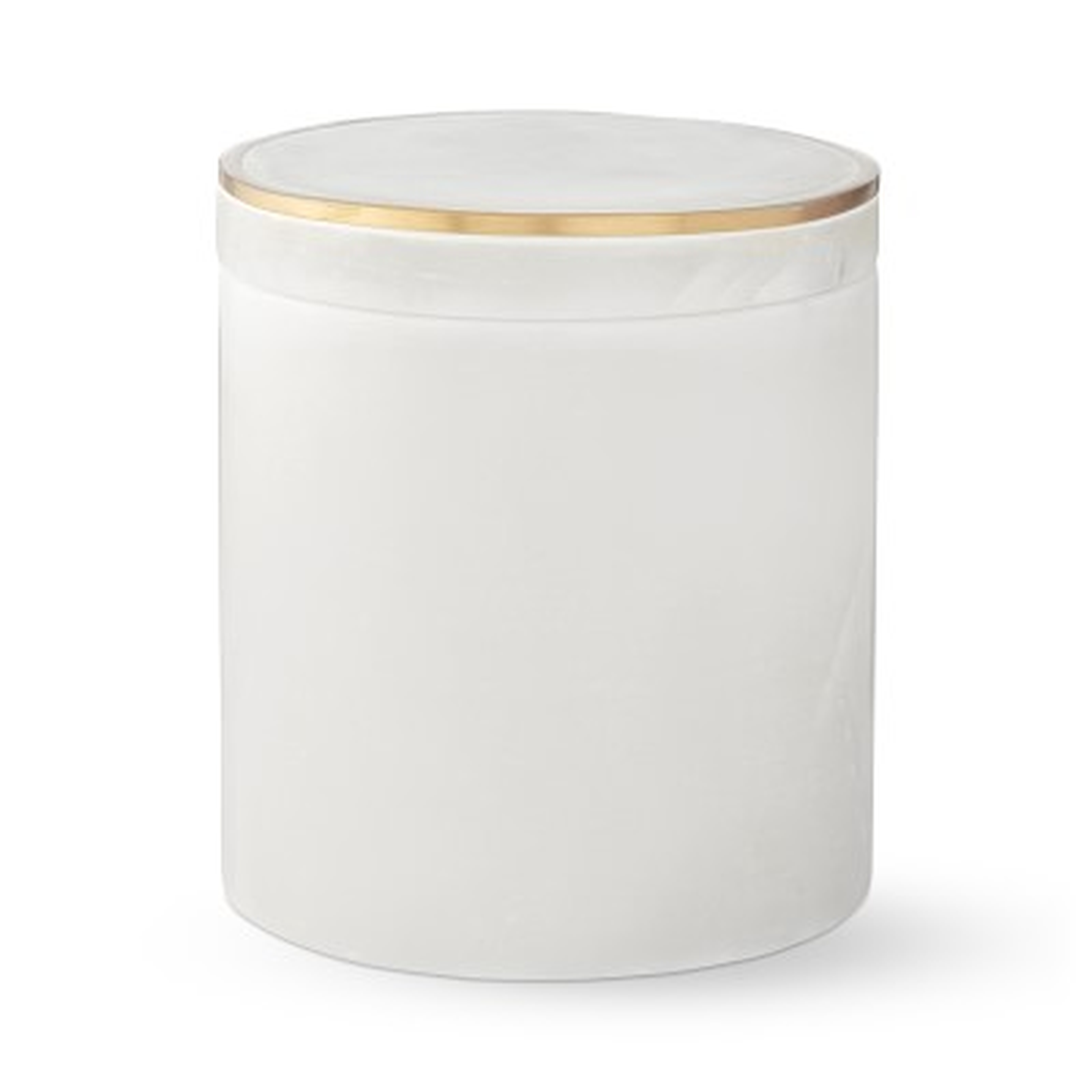 Marble and Brass Bath Canister, Small - Williams Sonoma