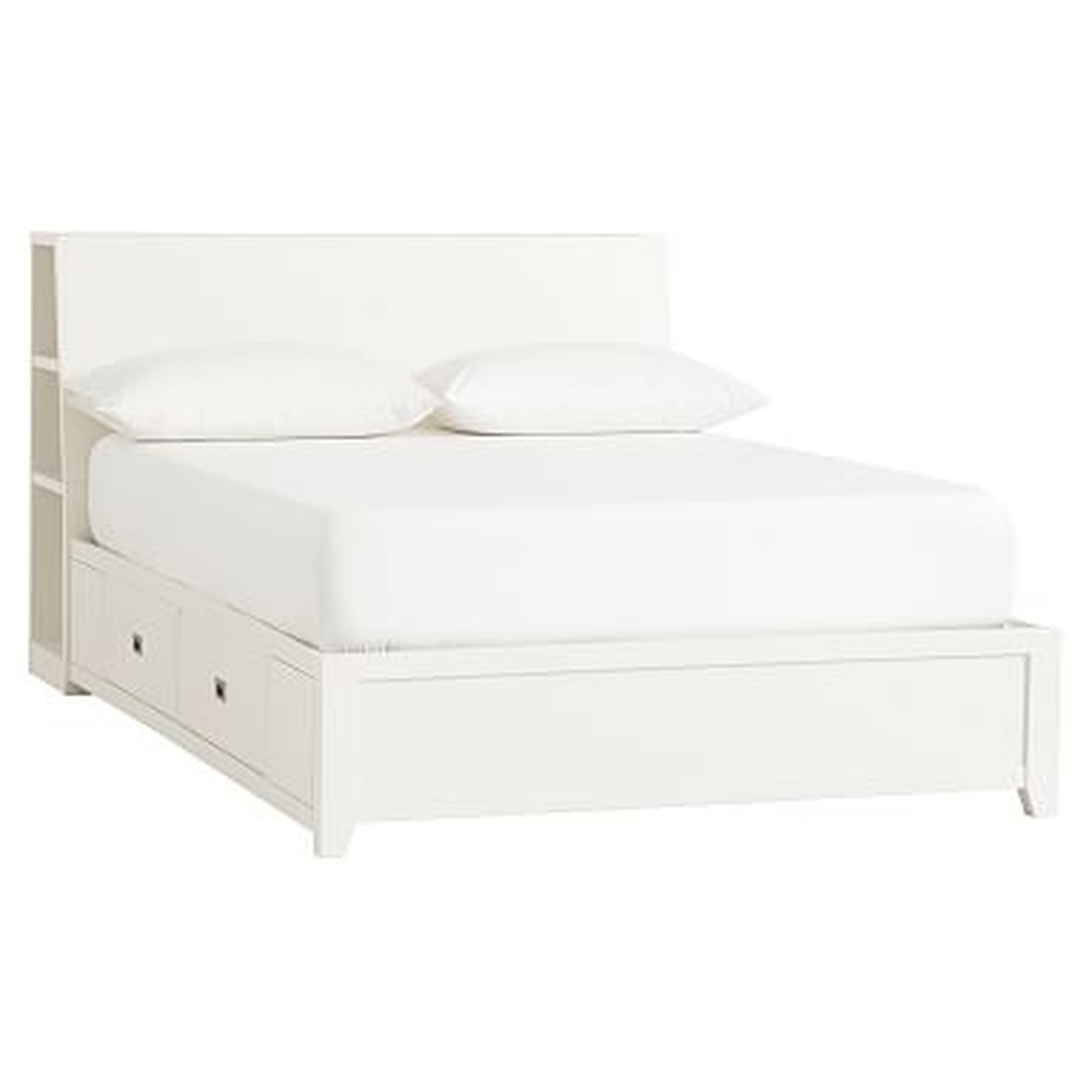 Findley Storage Bed, Full, Simply White - Pottery Barn Teen