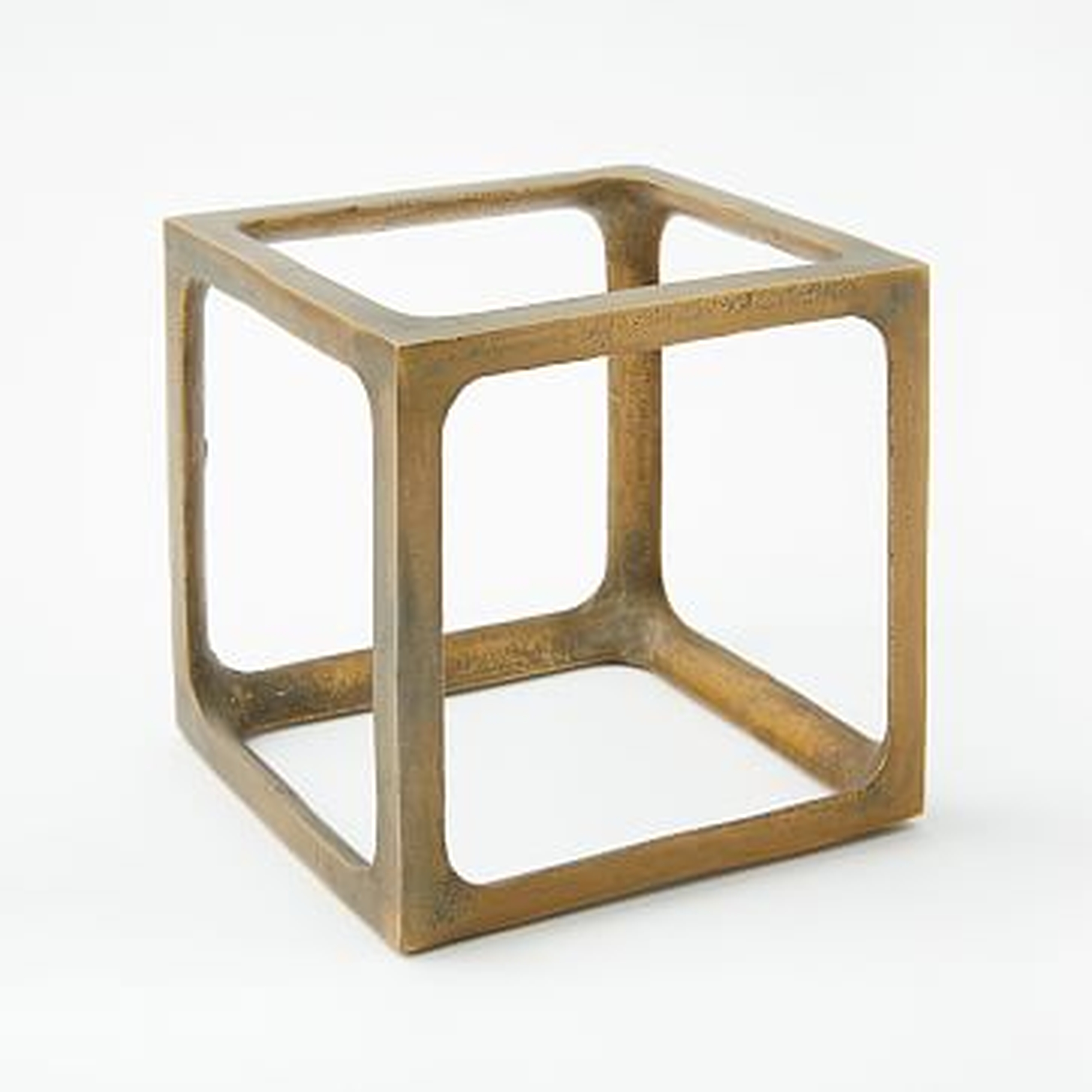 Metal Cube Object, Medium - West Elm