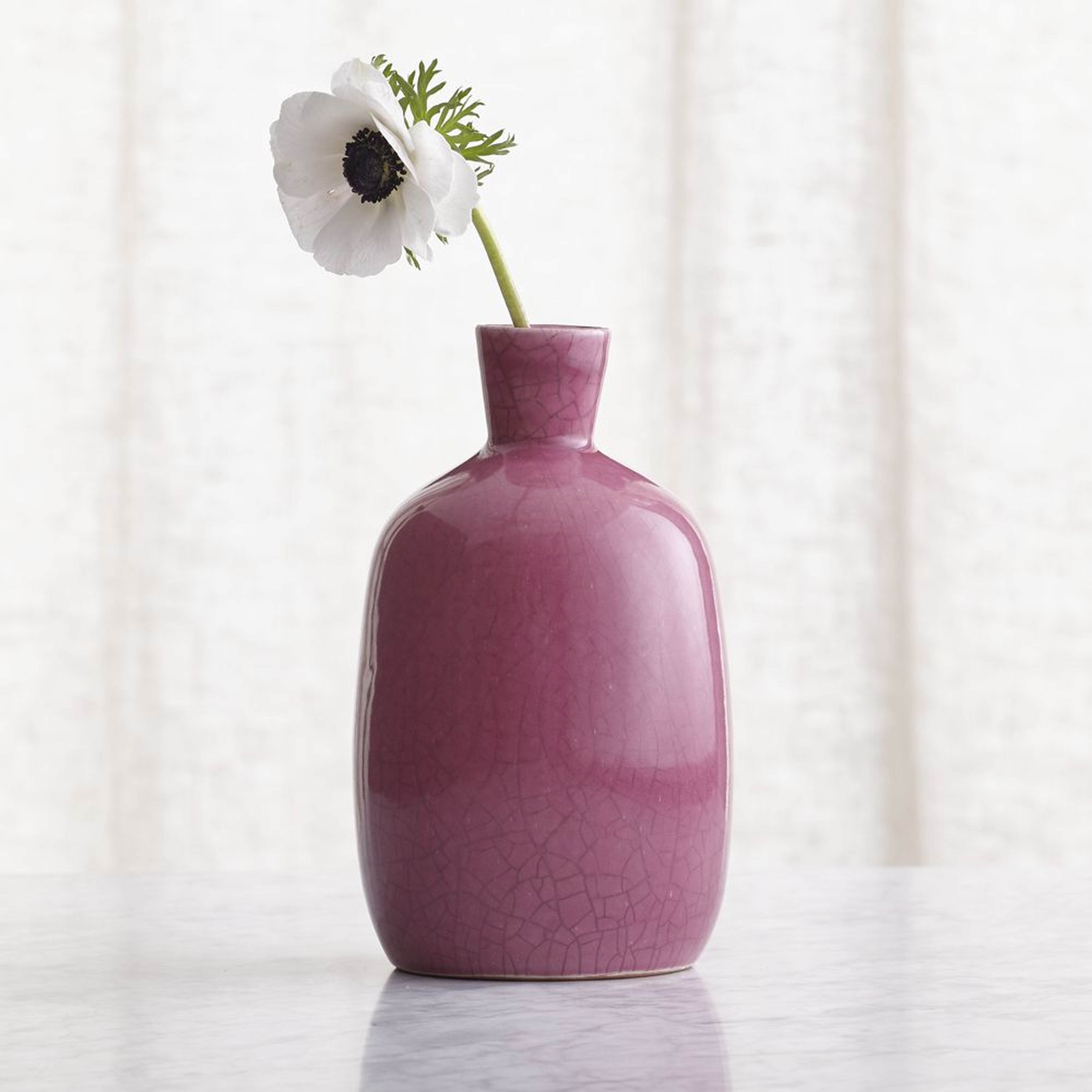 Mireya Pink Vase - Crate and Barrel