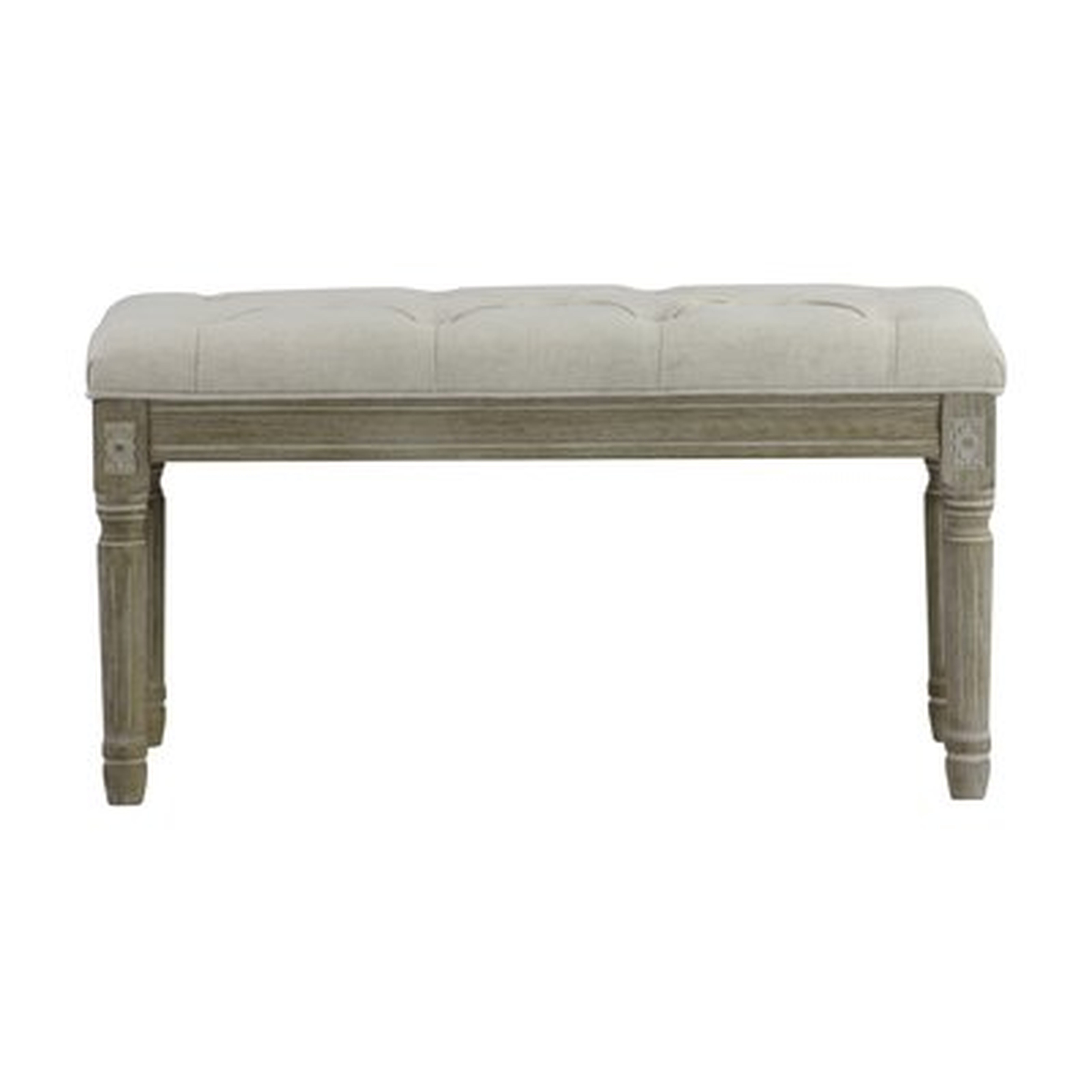 Whitt Christies French Upholstered Bench - Wayfair