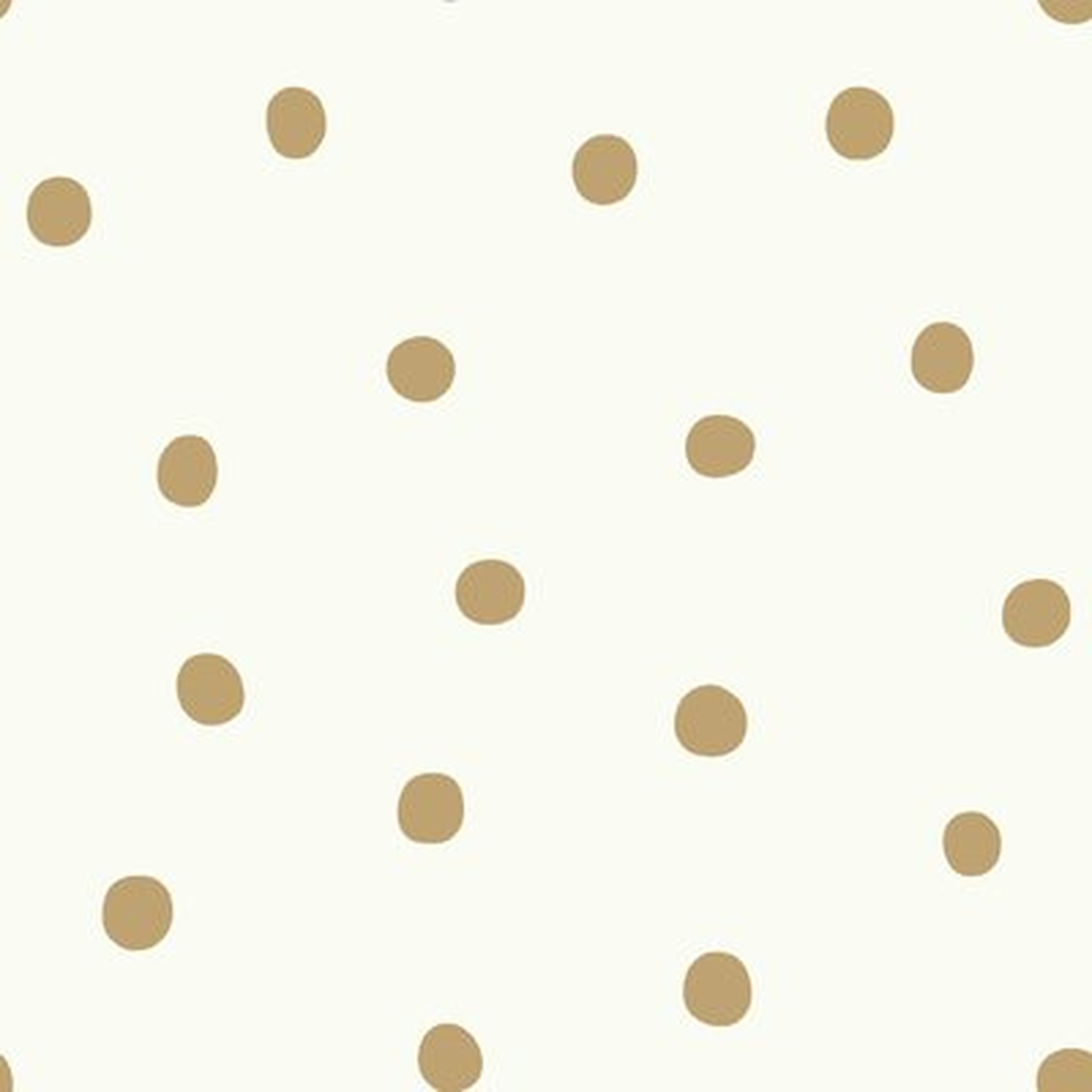 Akil Polka Dot 16.5' L x 20.5" W Smooth Peel and Stick Wallpaper Roll - AllModern