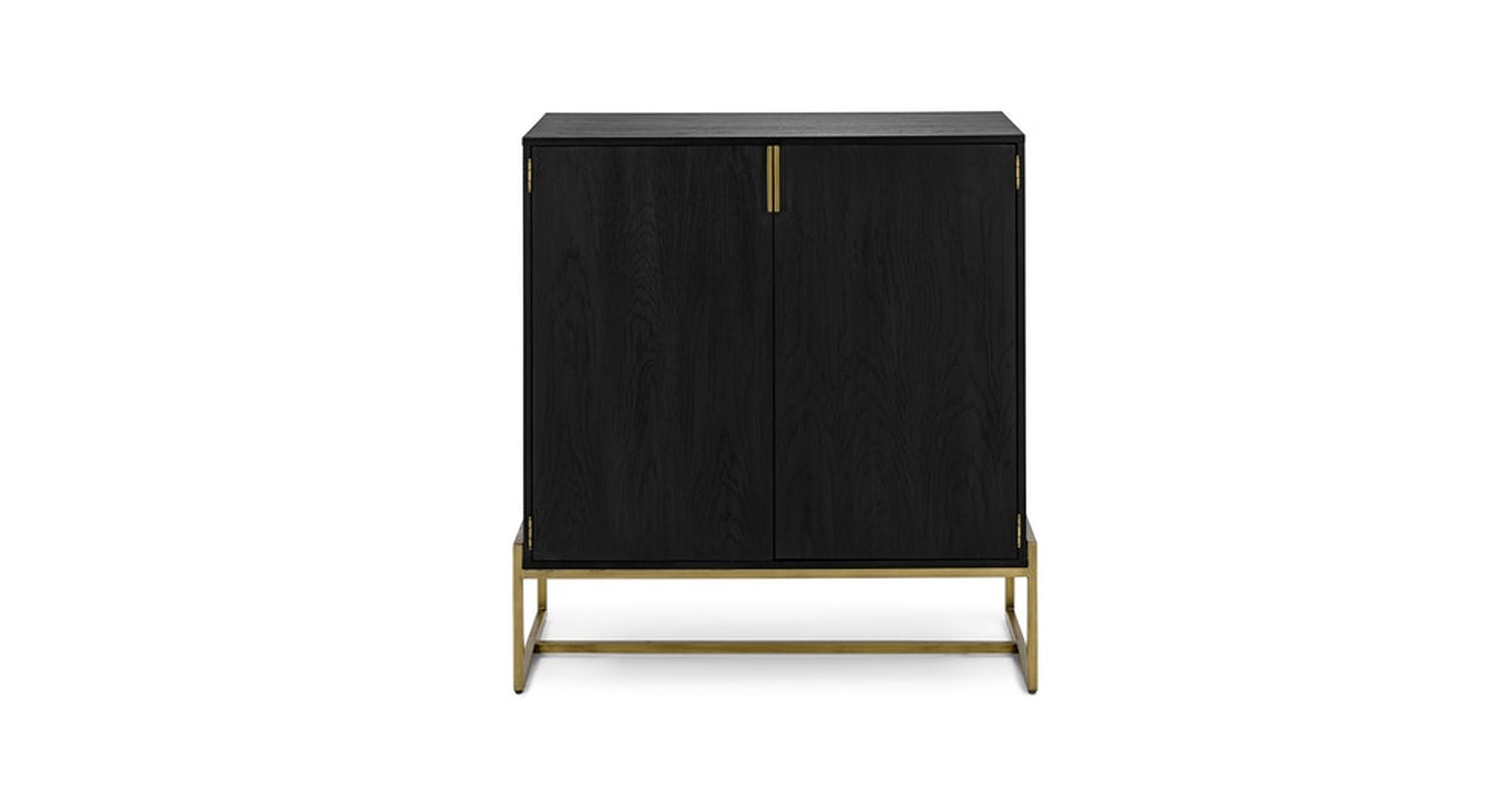Oscuro Black Cabinet - Article