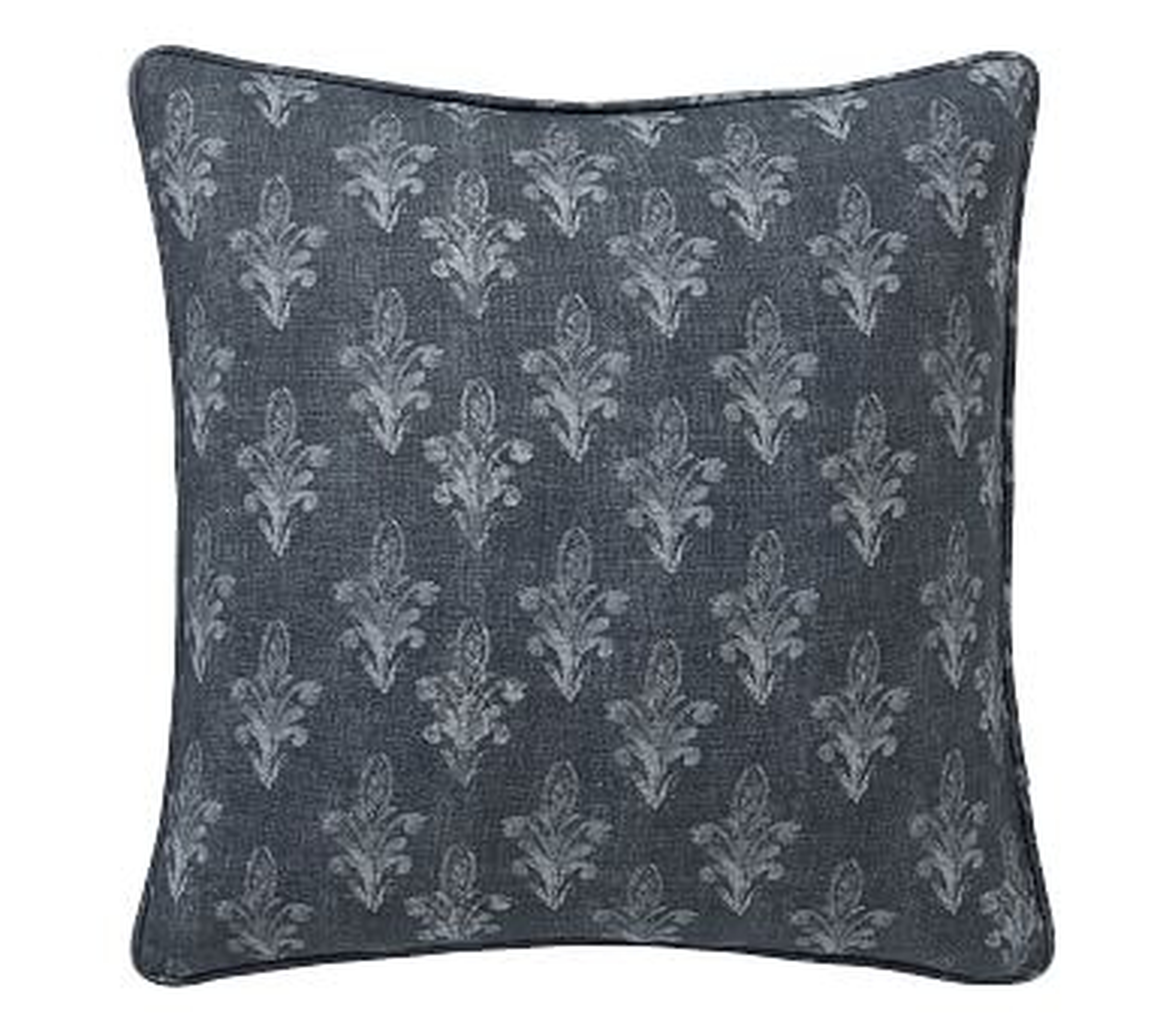 Linnea Print Pillow Cover, Blue Multi, 20" - Pottery Barn