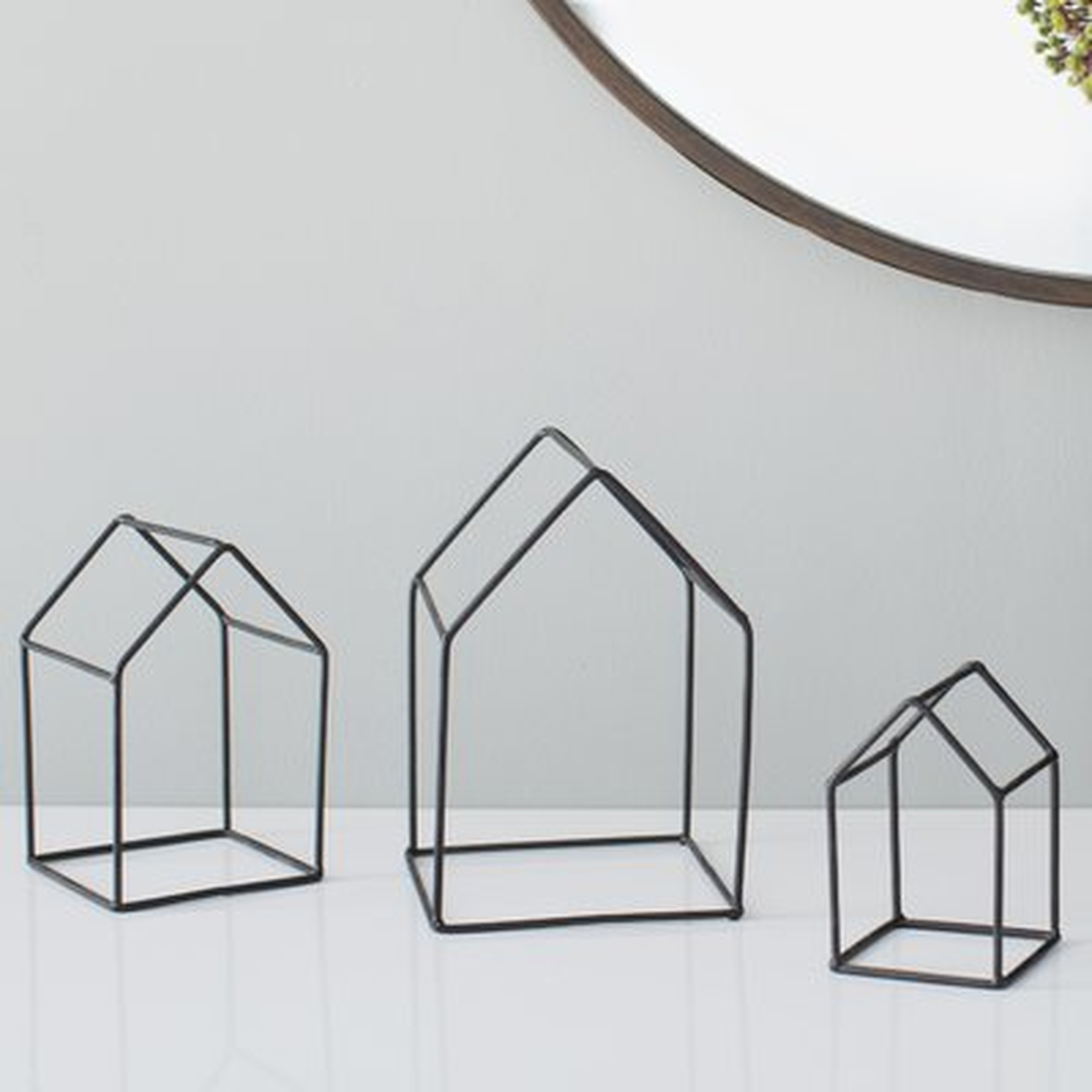 House 3 Piece Sculpture Set - Wayfair