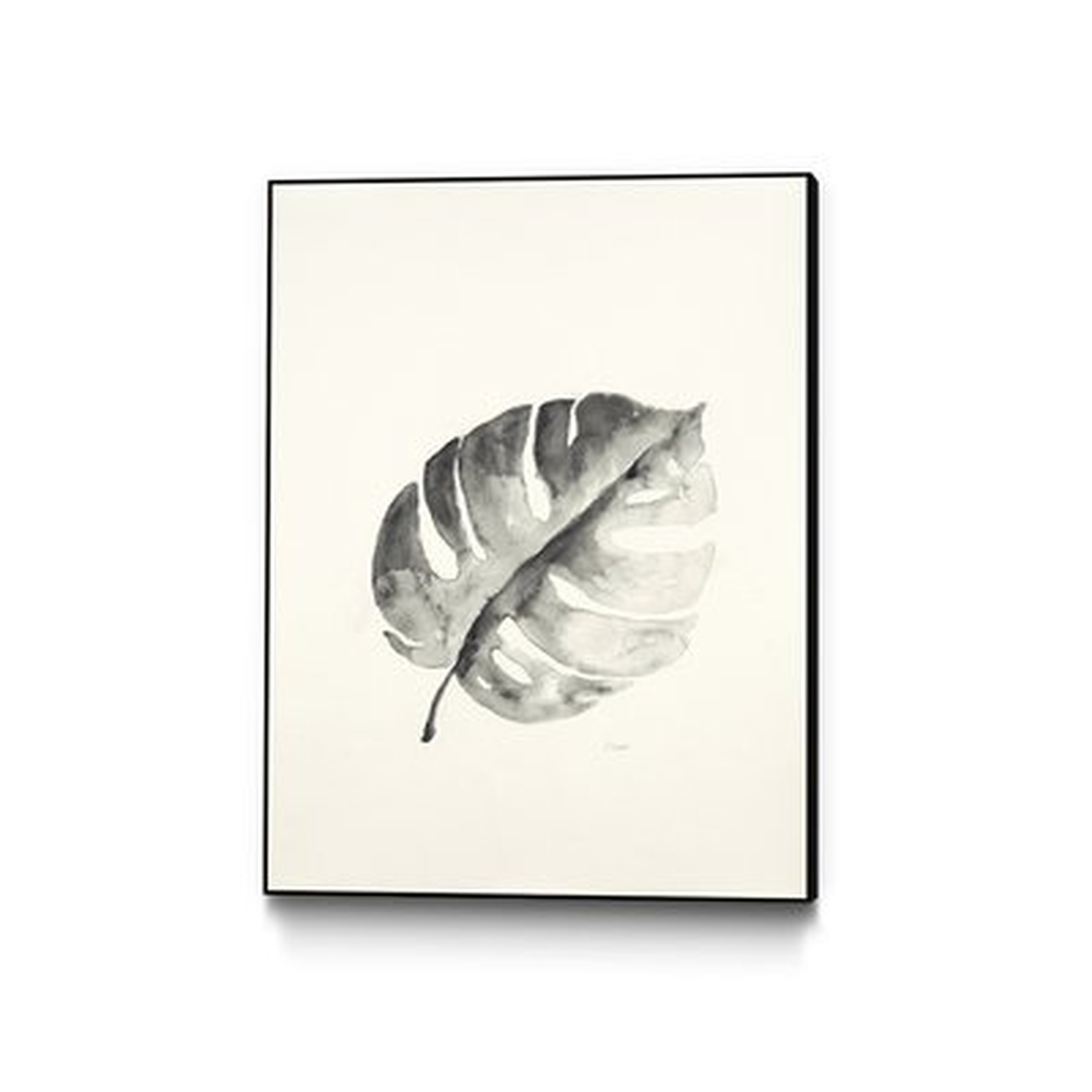 'Black and White Palm I' Framed Print - Wayfair