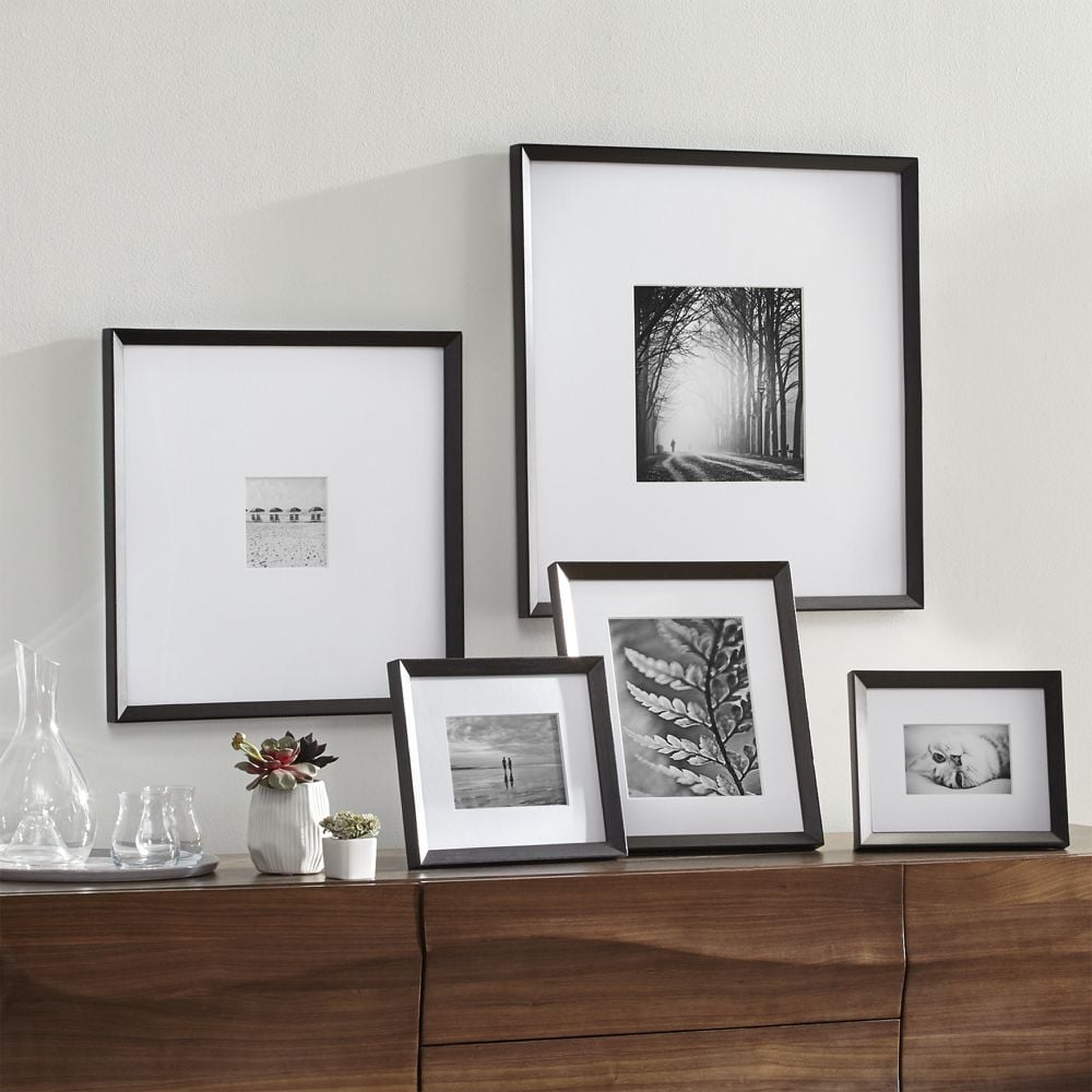 Icon Black Frame Gallery, Set of 5 - Crate and Barrel