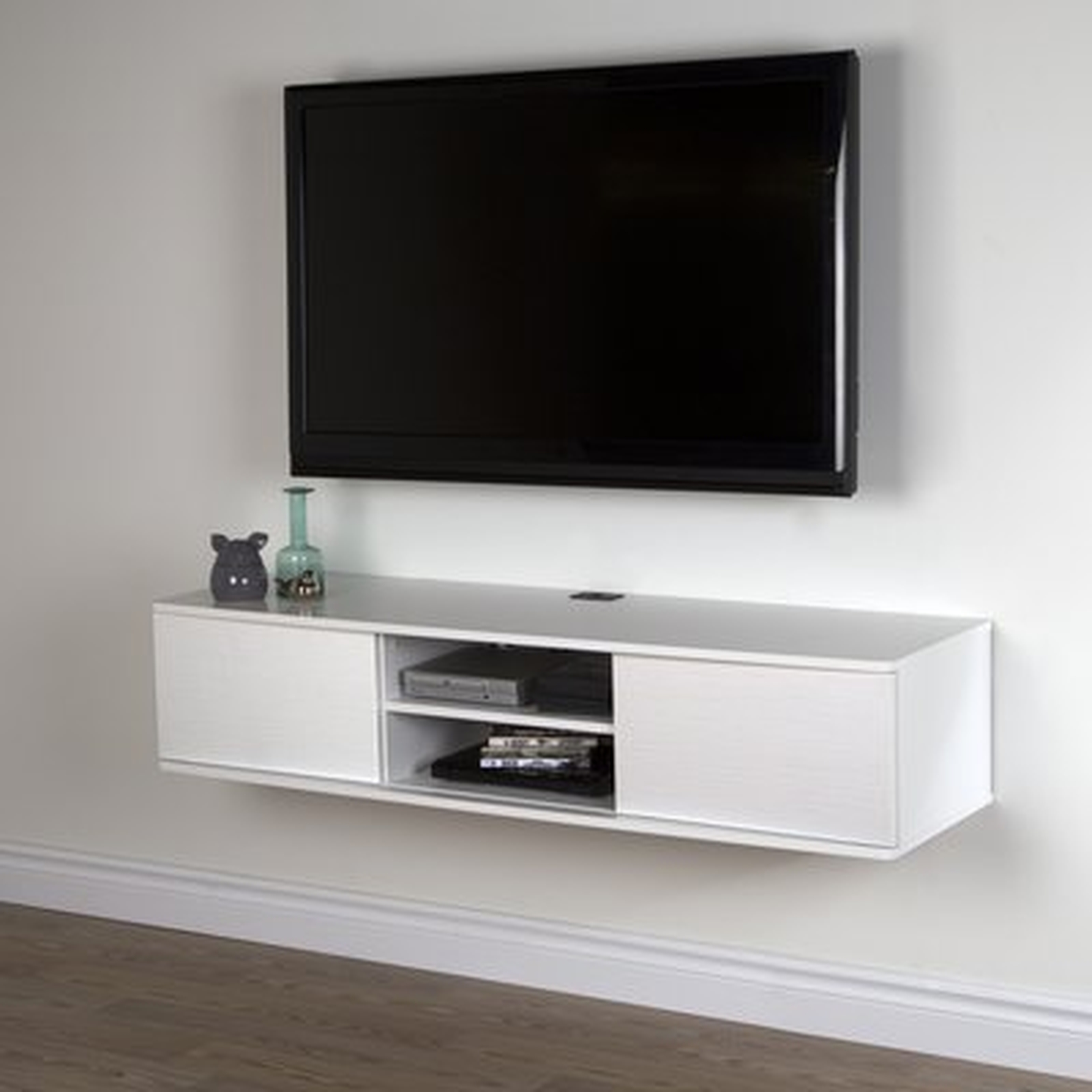 Agora Wall Mounted Media Console TV Stand for TVs up to 58 - Wayfair