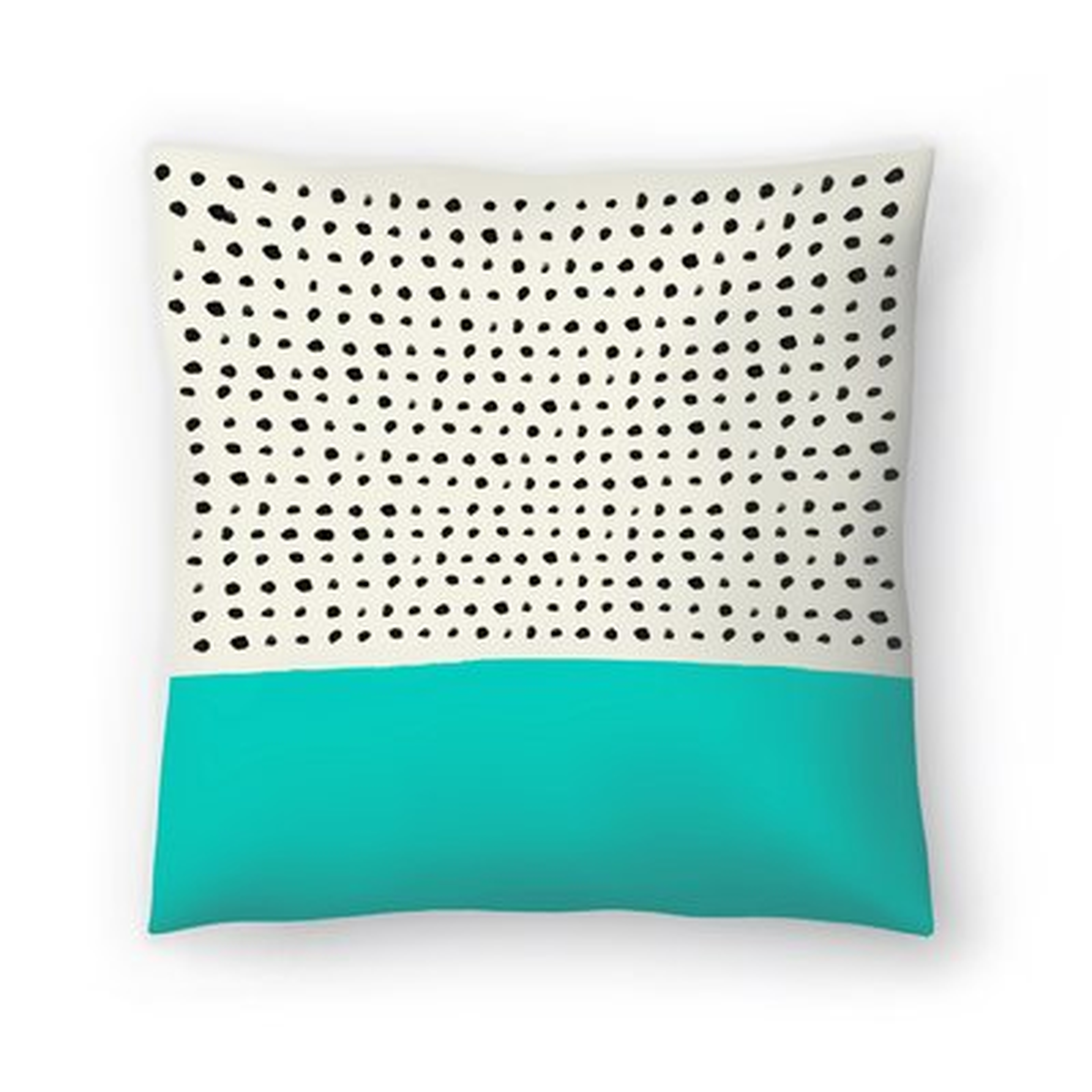 Aqua Throw Pillow - Wayfair