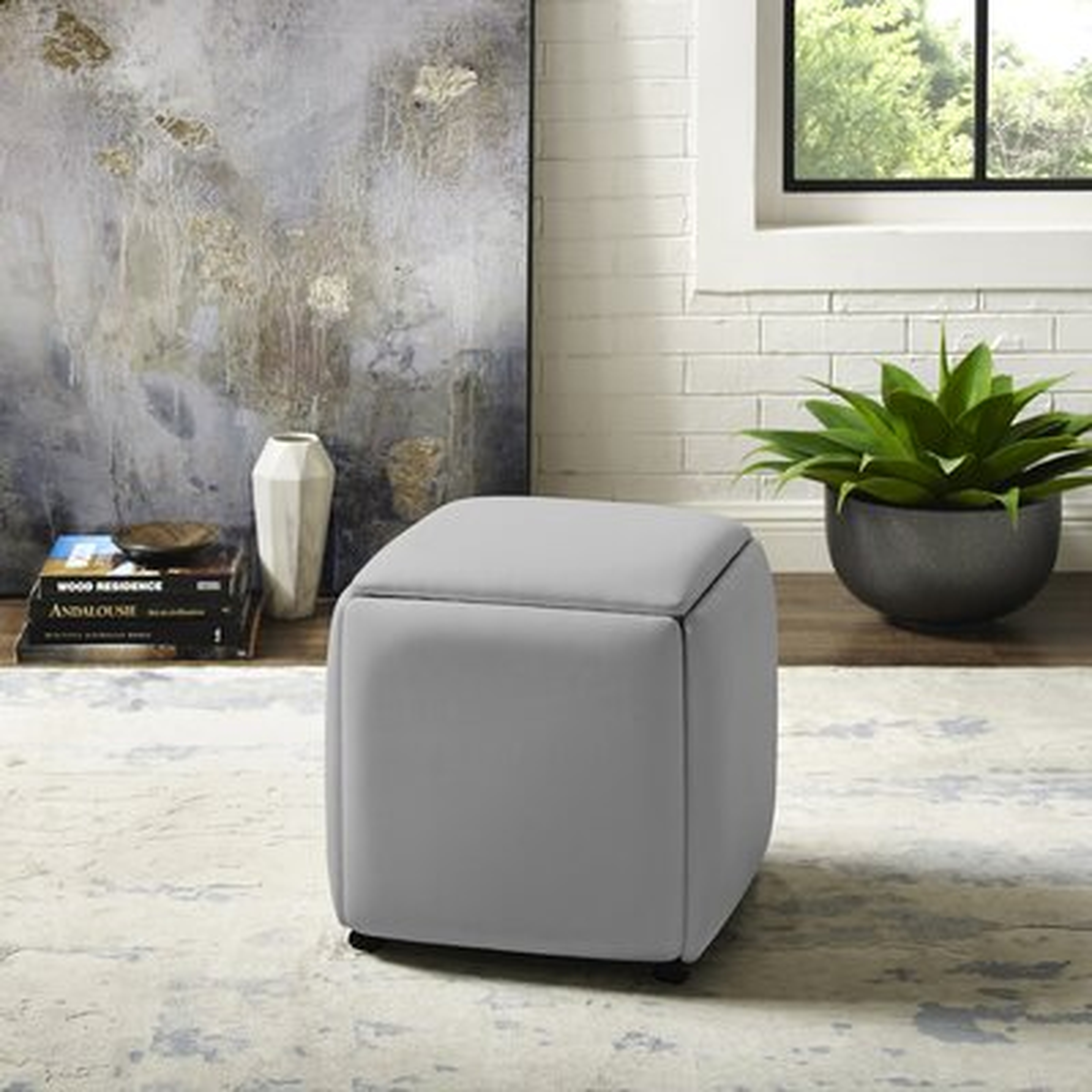 Cauldwell Convertible Cube Ottoman - Wayfair
