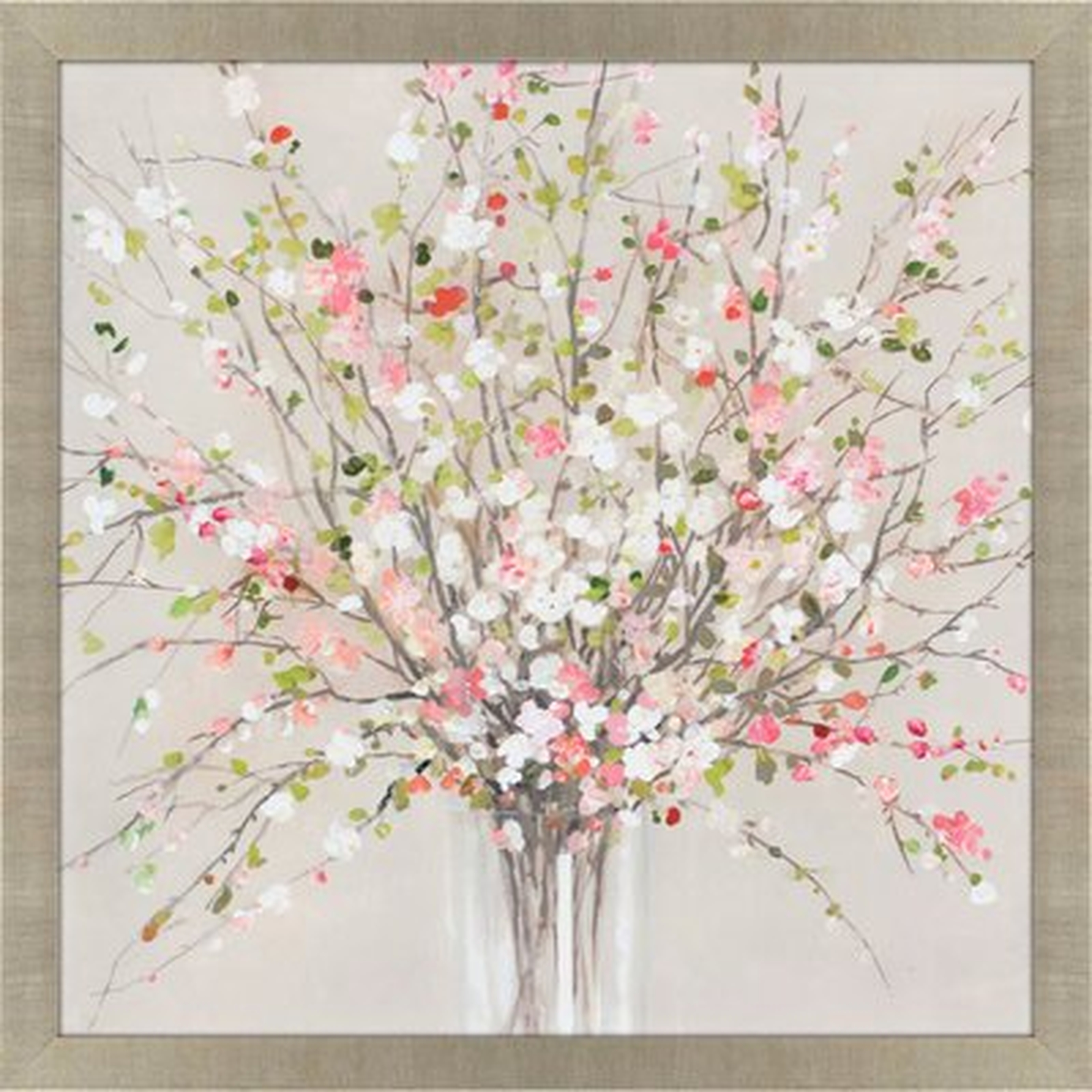 'Peach Blossom' Framed Print - Wayfair