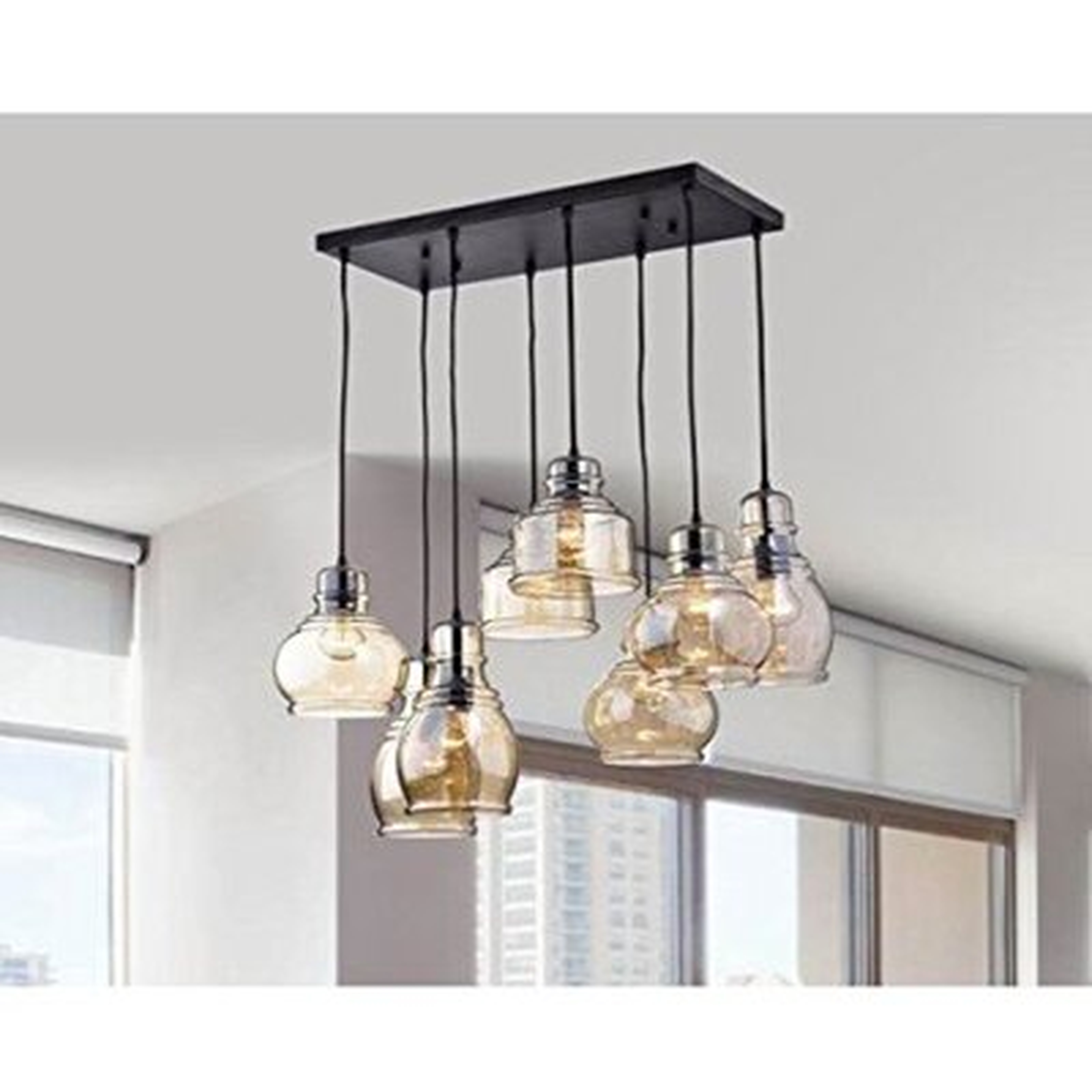 Laurelglen 8-Light Shaded Tiered Chandelier - Wayfair
