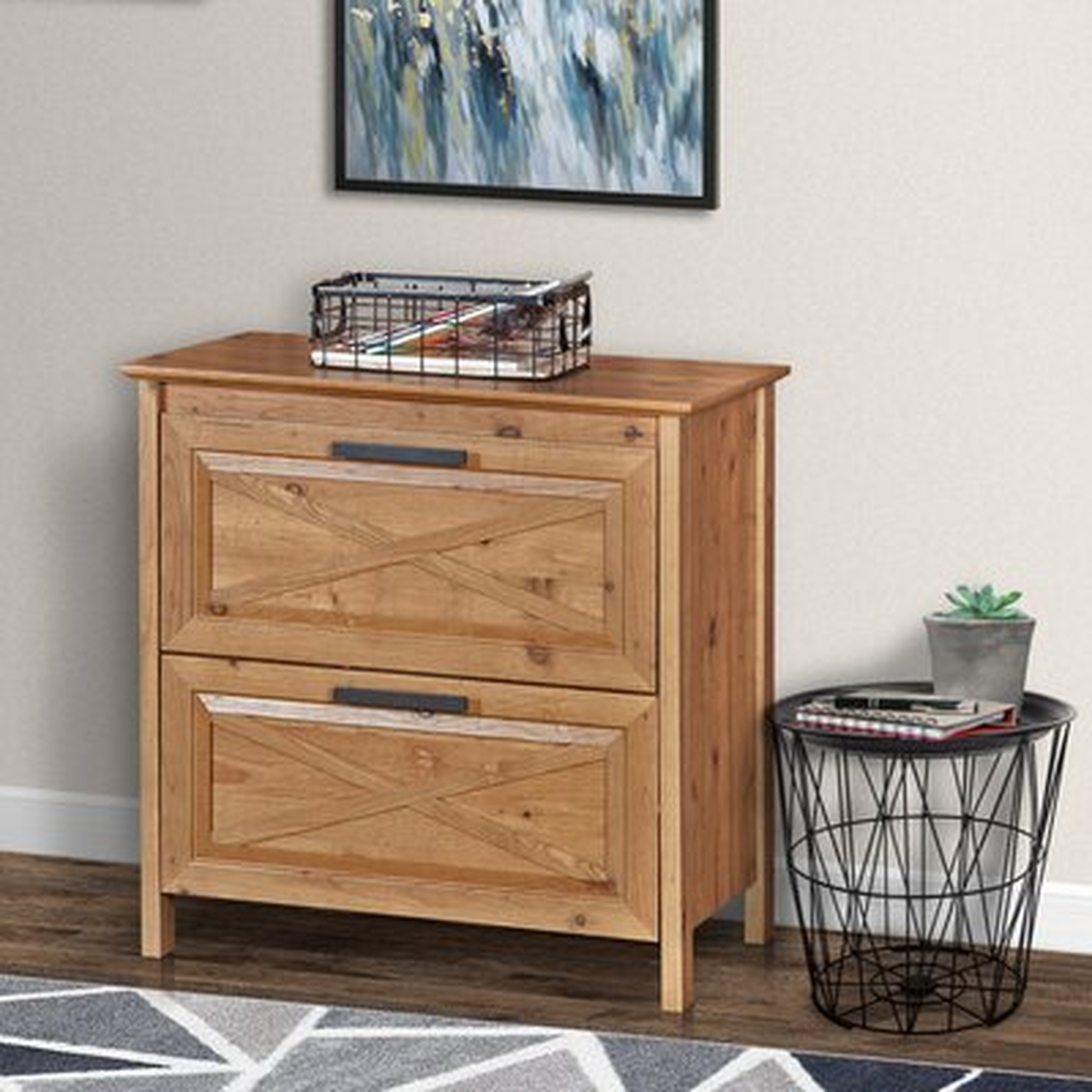 Hagberg 2-Drawer Lateral Filing Cabinet - Wayfair