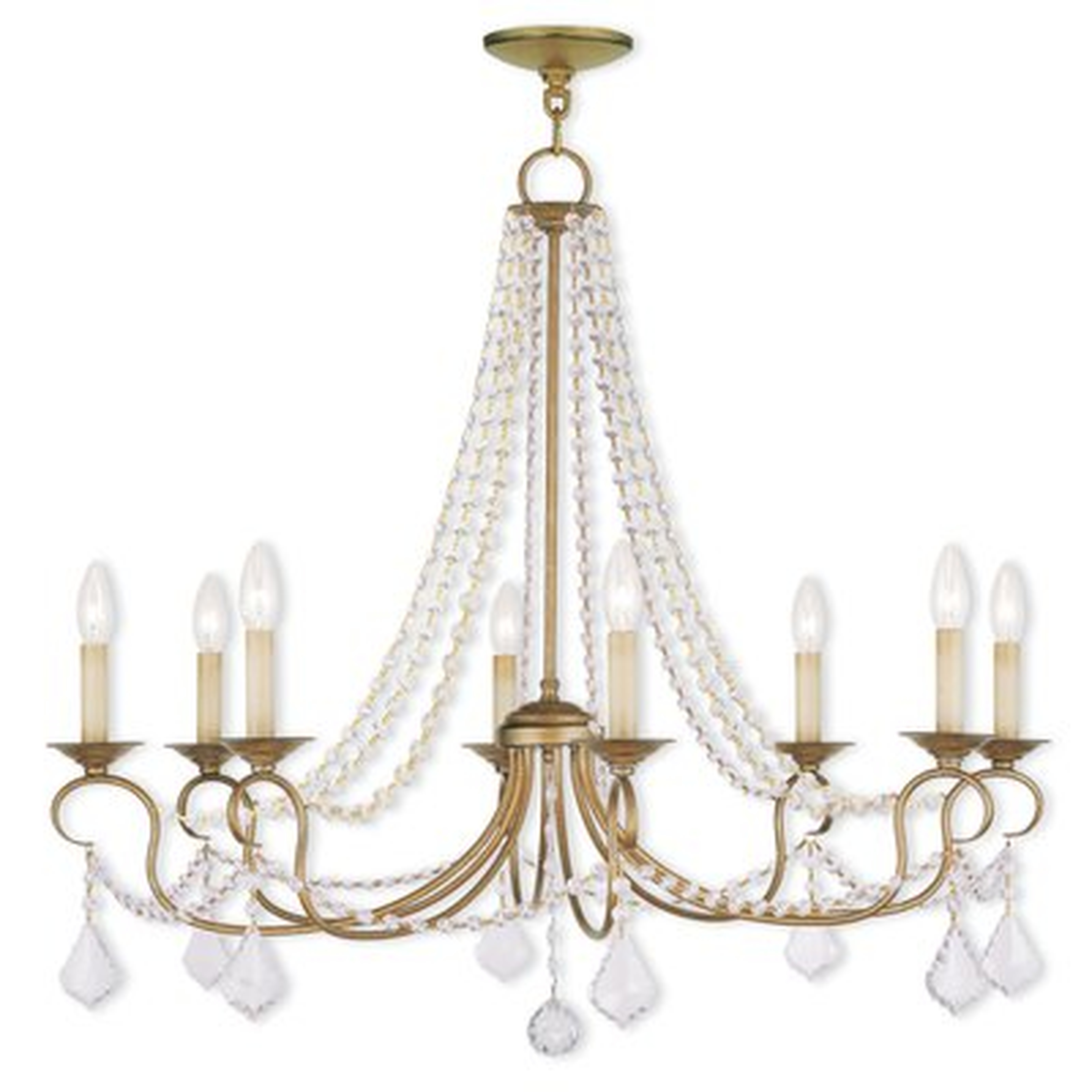 Devana 8-Light Candle-Style Chandelier - Wayfair