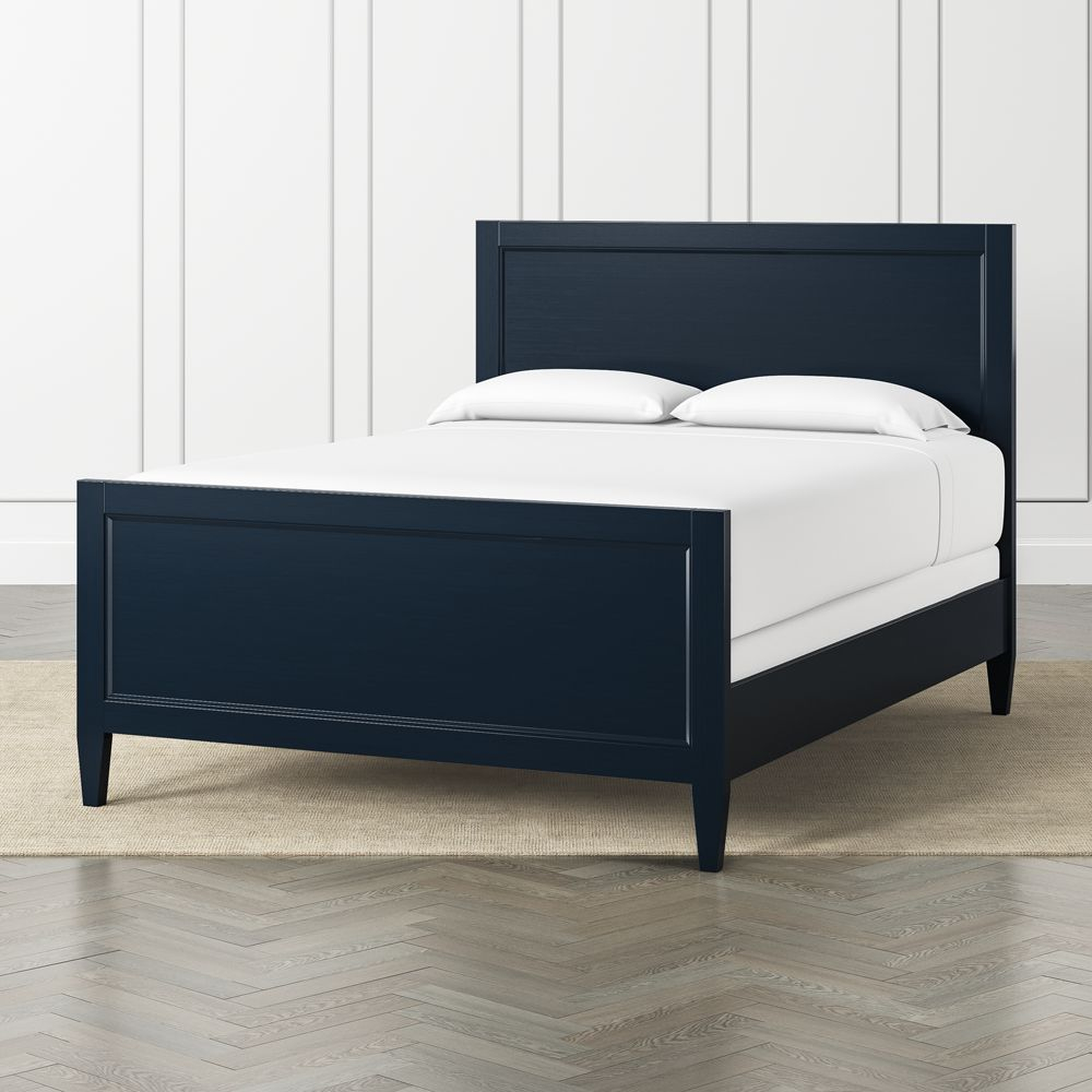 Harbor Indigo Queen Bed- special order item due in February - Crate and Barrel