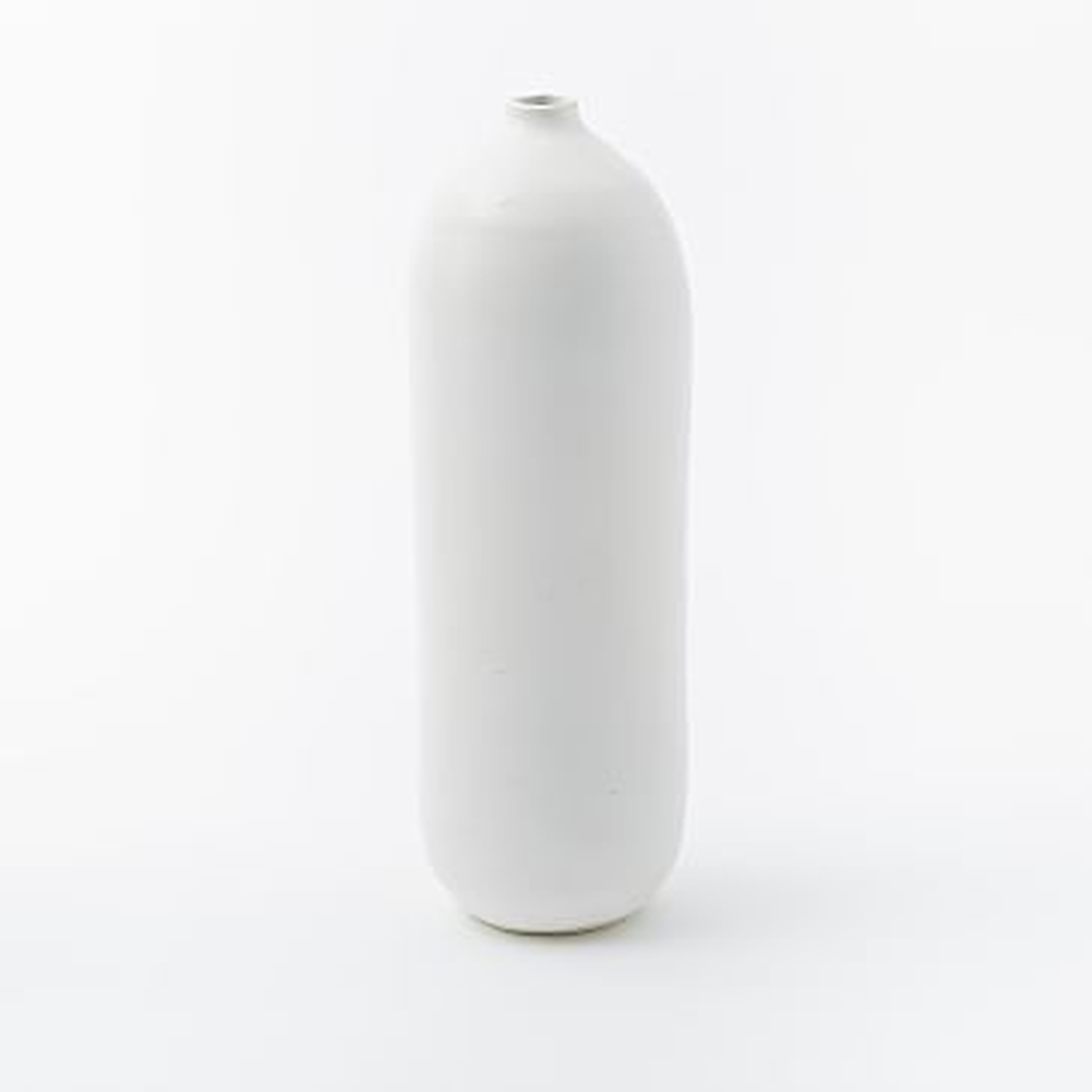 Judy Jackson Bottle Vase, Tall, White - West Elm