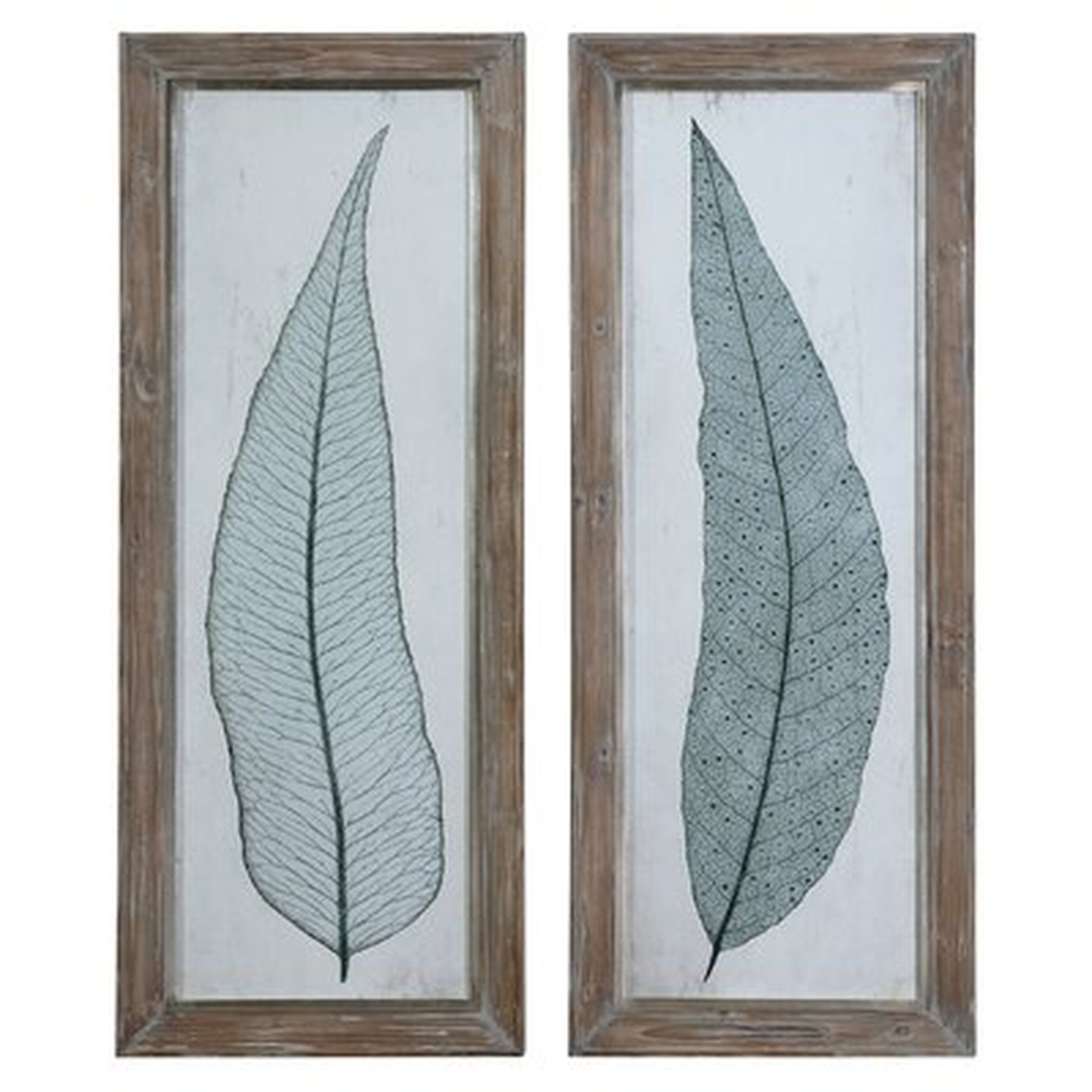 'Tall Leaves' 2 Piece Picture Frame Print Set - Birch Lane