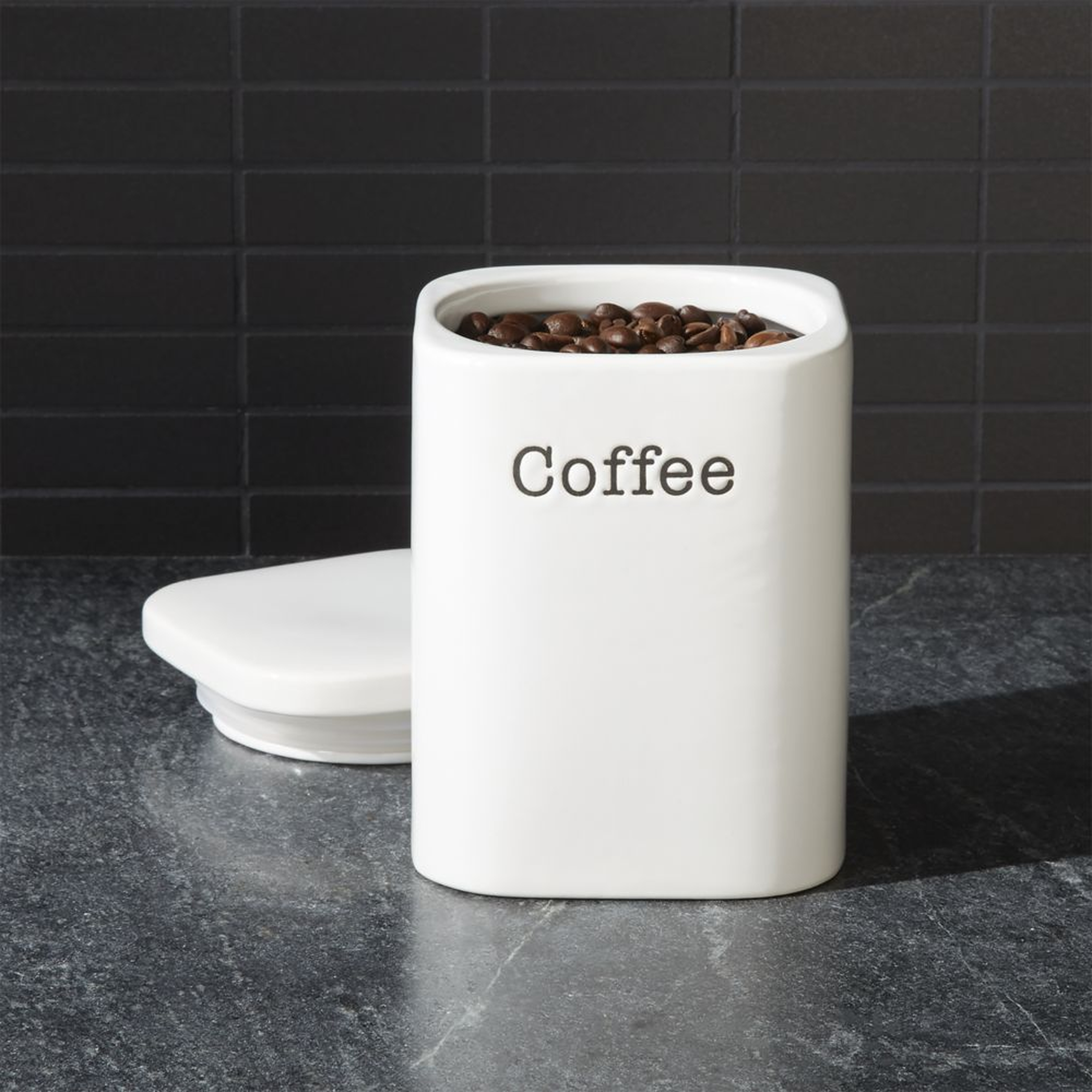 Coffee Storage Canister 1.25-Quart - Crate and Barrel