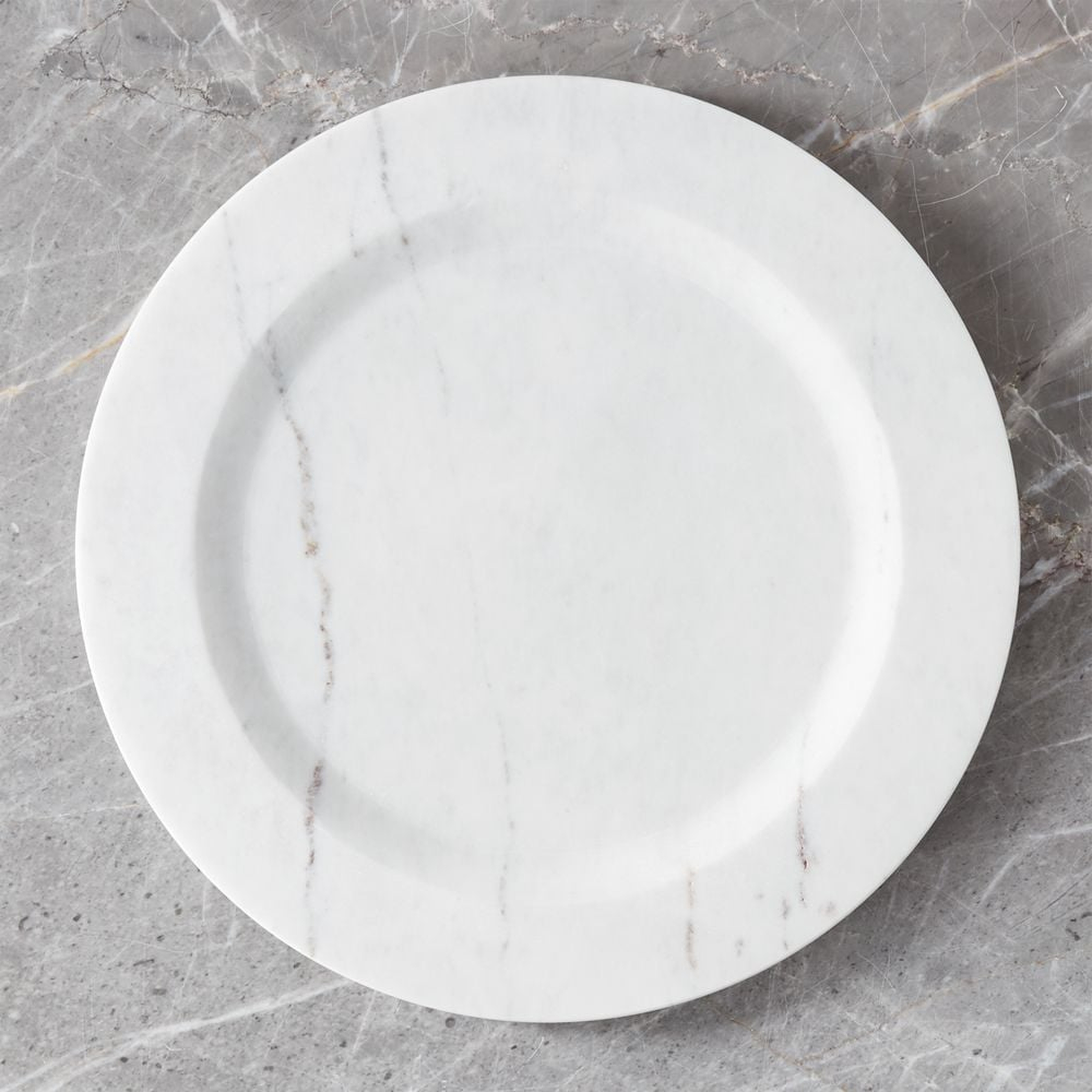 Marble Charger Plate - Crate and Barrel