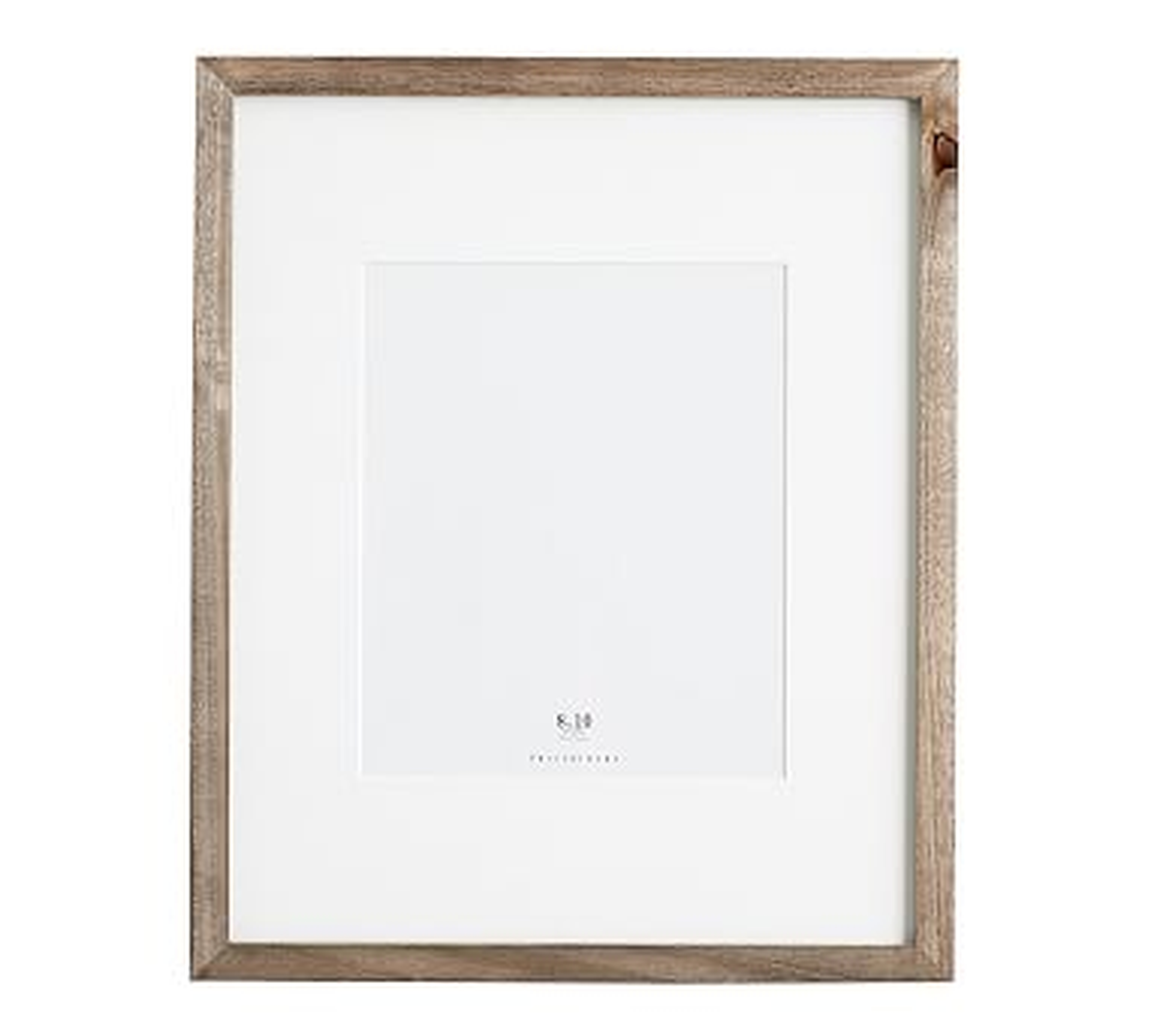 Wood Gallery Single Opening Frame, 8x10, Gray - Pottery Barn