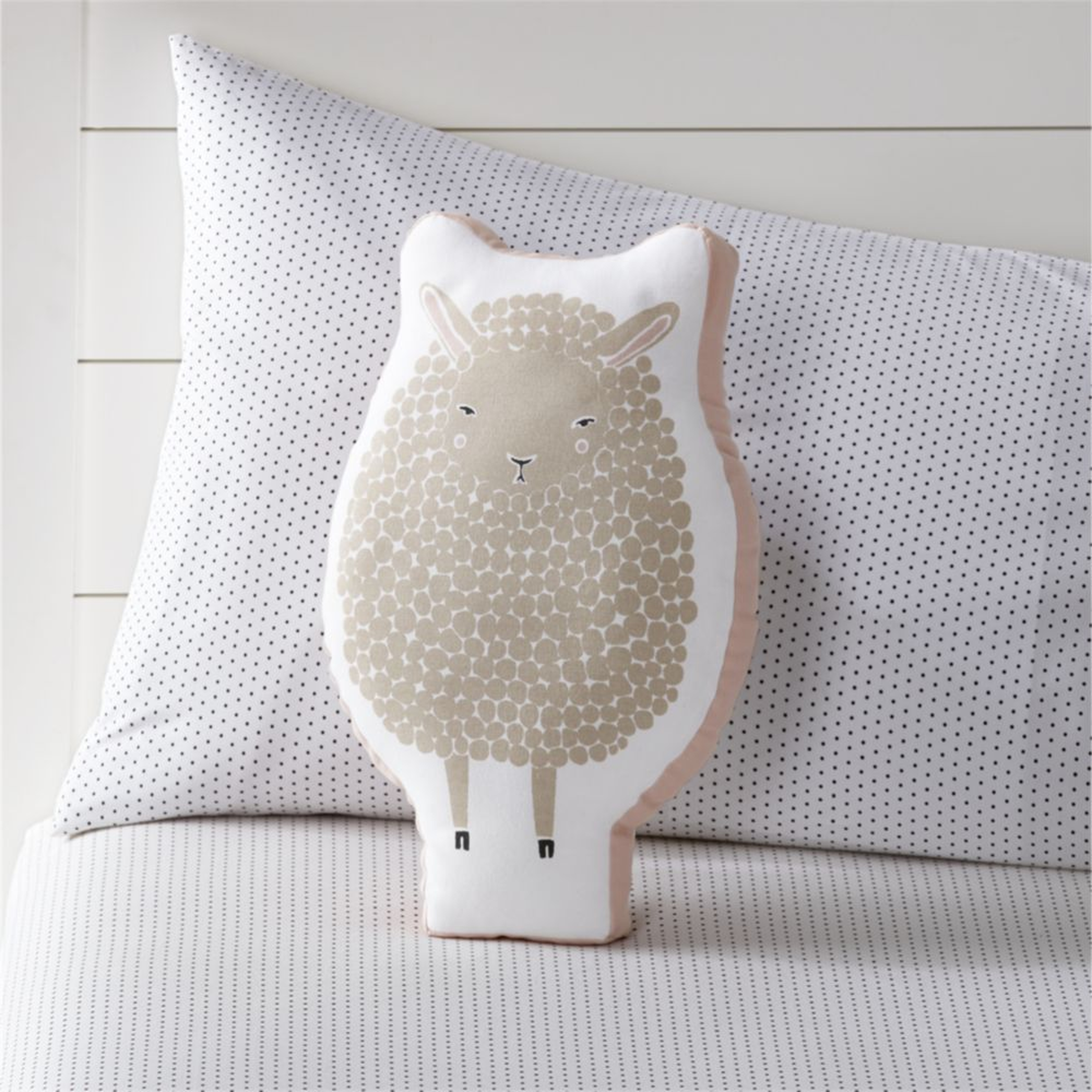 White Sheep Pillow - Crate and Barrel