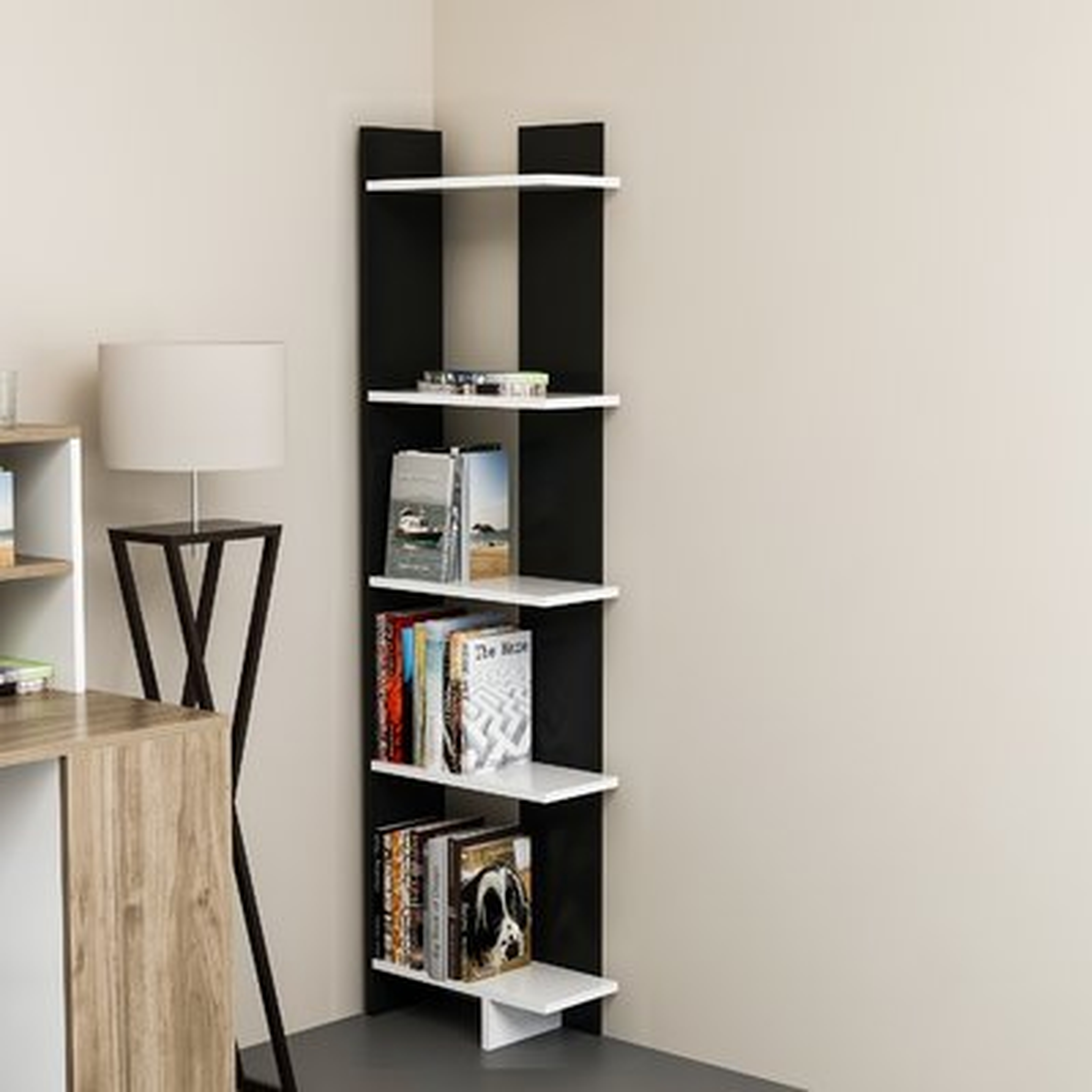 Lynnfield Corner Bookcase - Wayfair