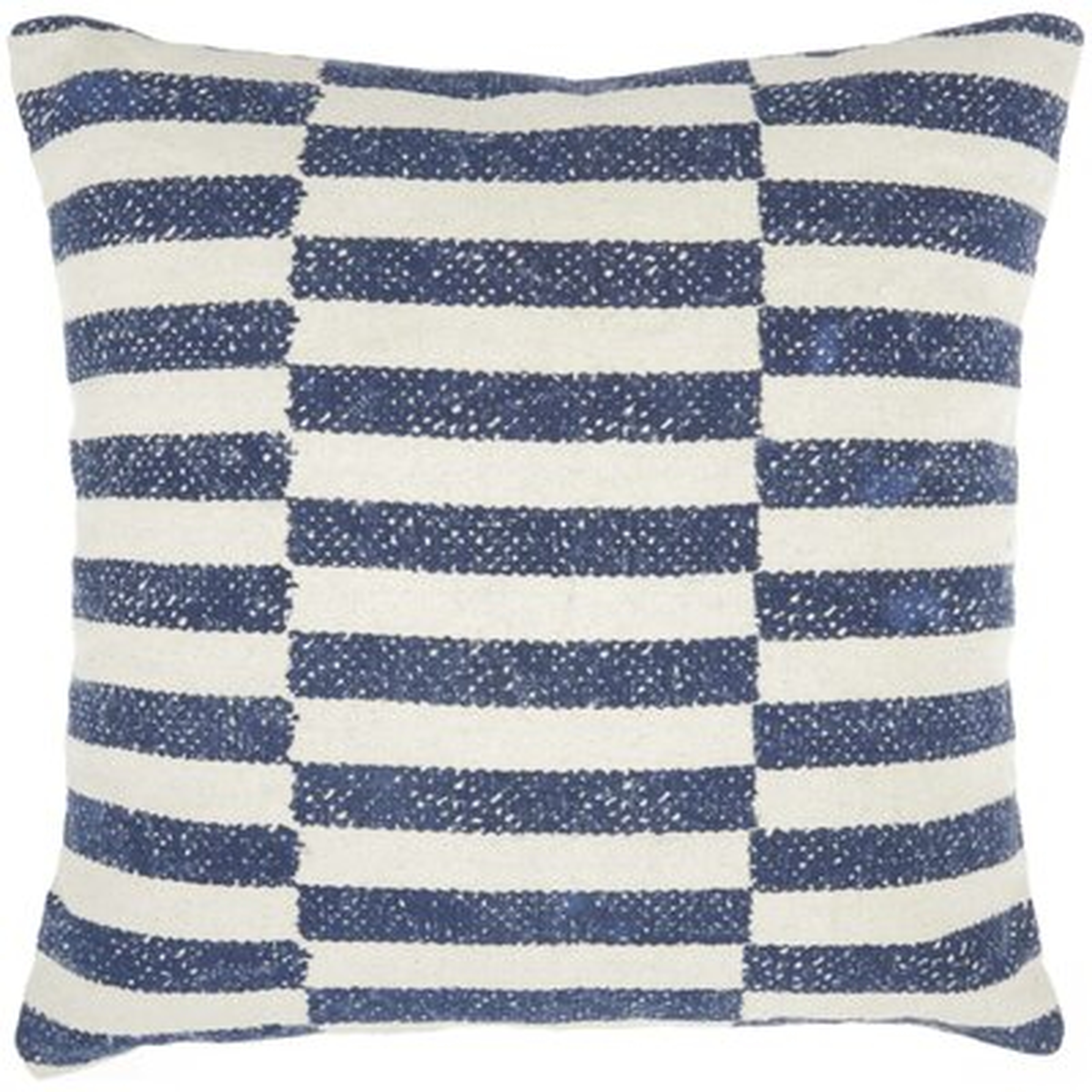 Aurora Cotton Striped Throw Pillow - AllModern