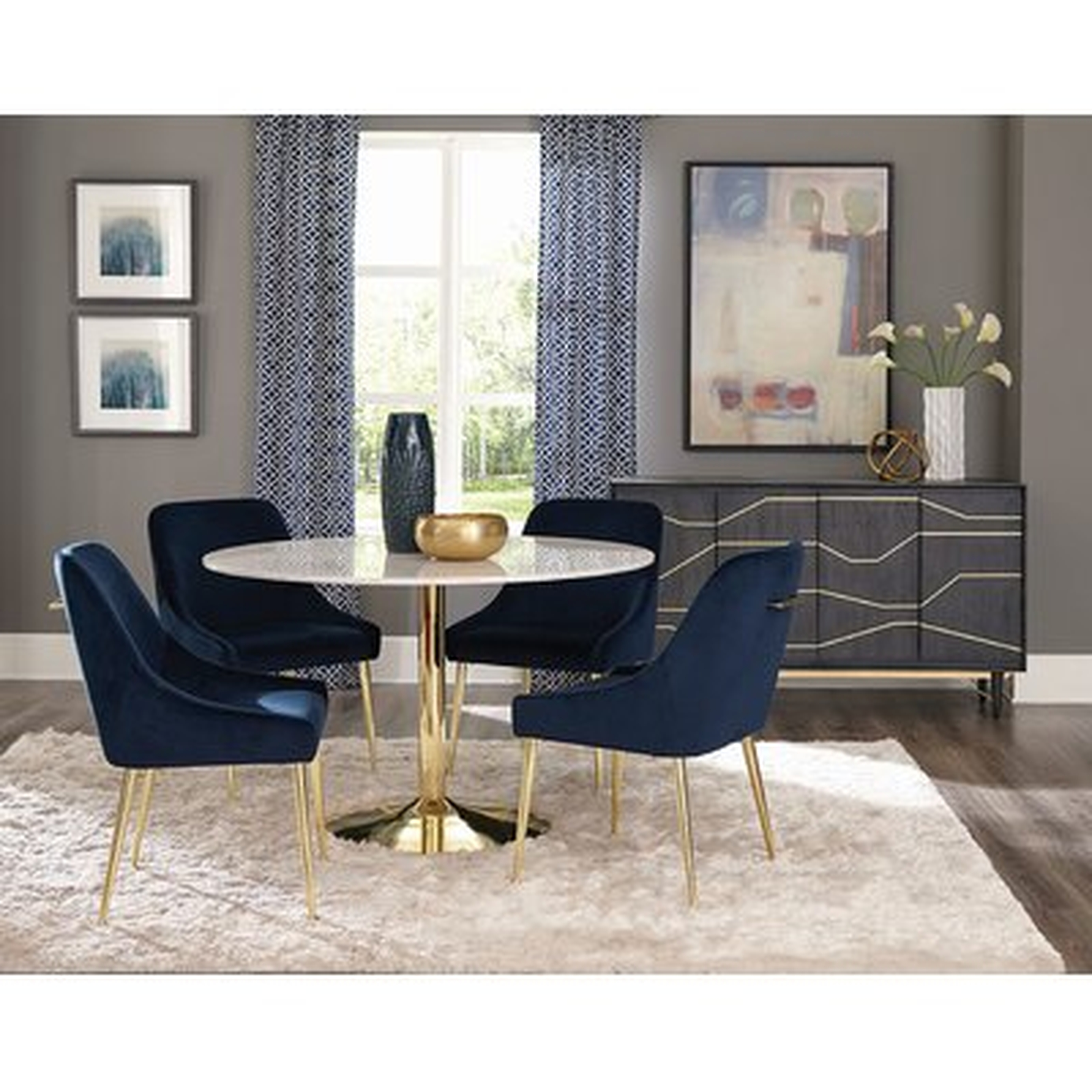 Chilmark Upholstered Dining Chair- Set of 2 - Wayfair