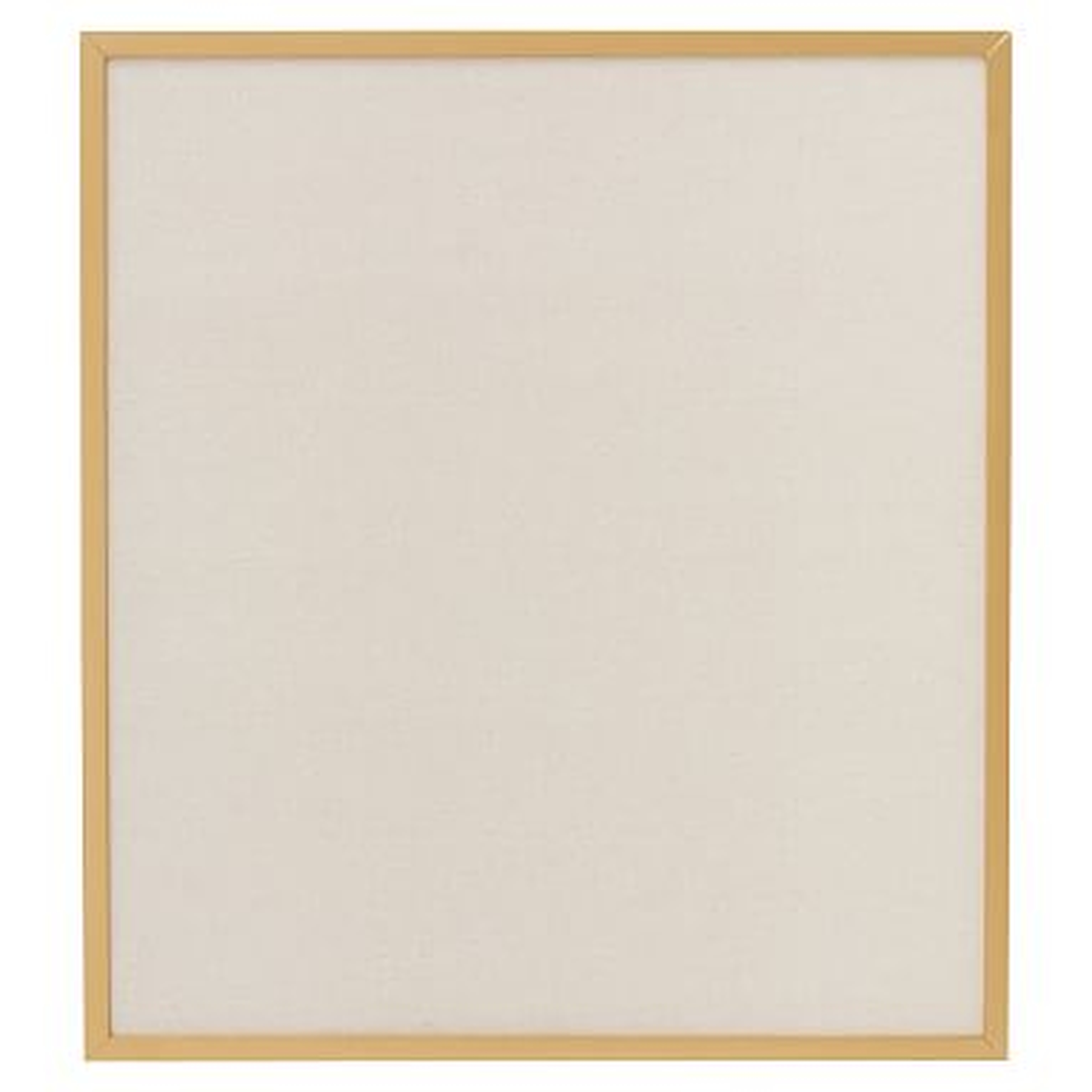 No Nails Oversized Framed Pinboard, 36"x40", Gold - Pottery Barn Teen