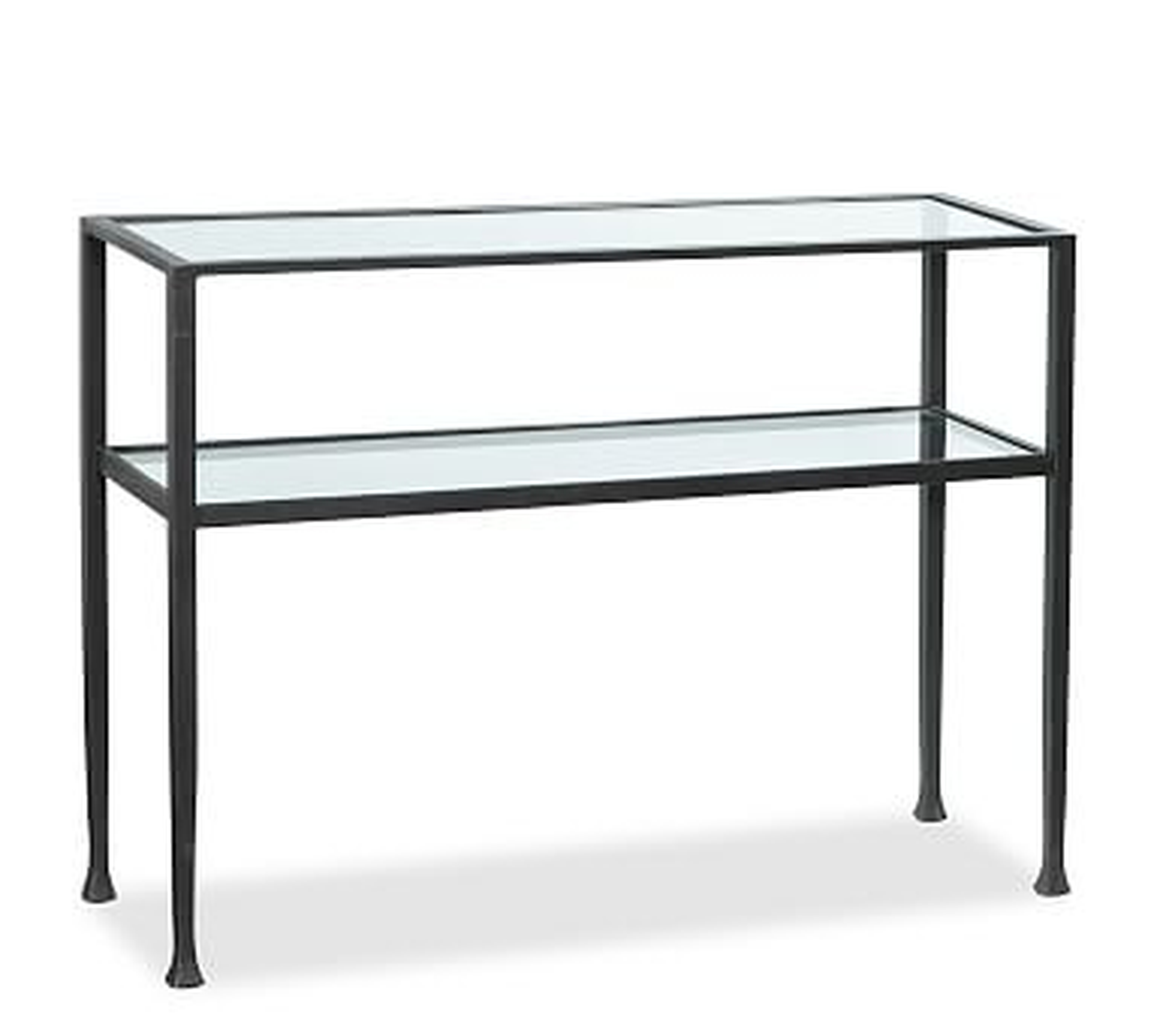 Tanner 42" Console Table, Blackened Bronze - Pottery Barn
