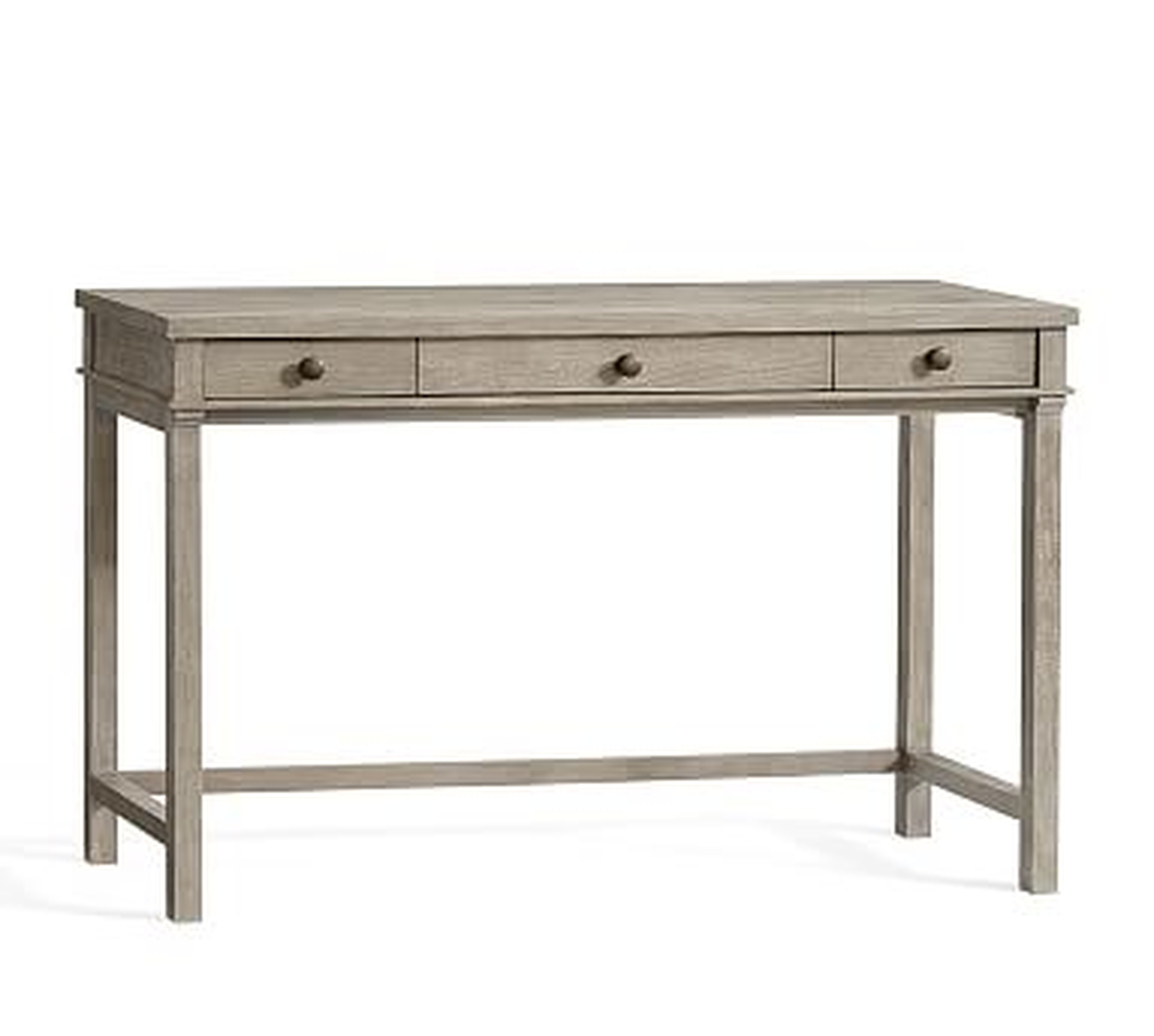 Toulouse 48" Vanity Desk with Drawer, Gray Wash - Pottery Barn