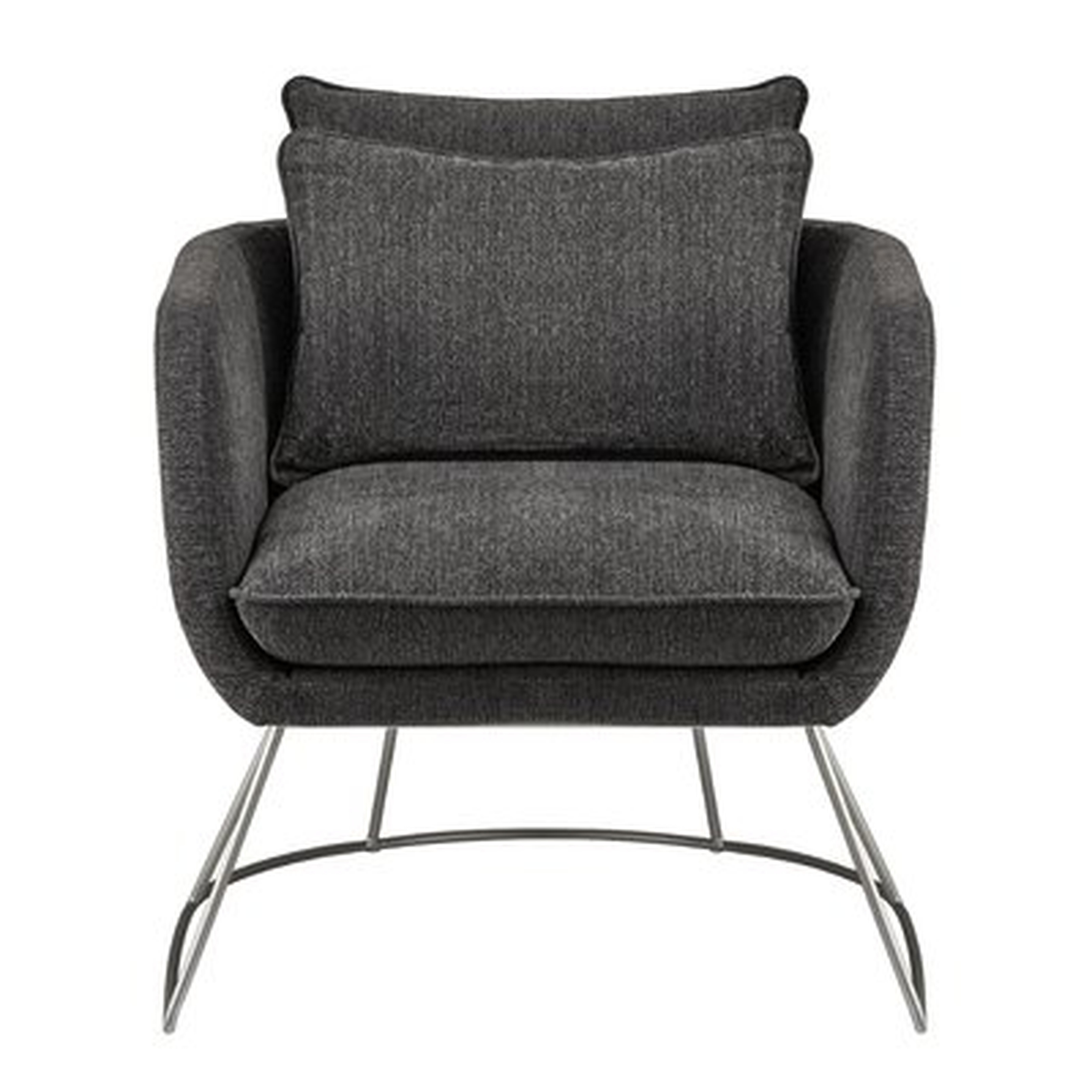 Richview Barrel Chair, Dark Gray - Wayfair