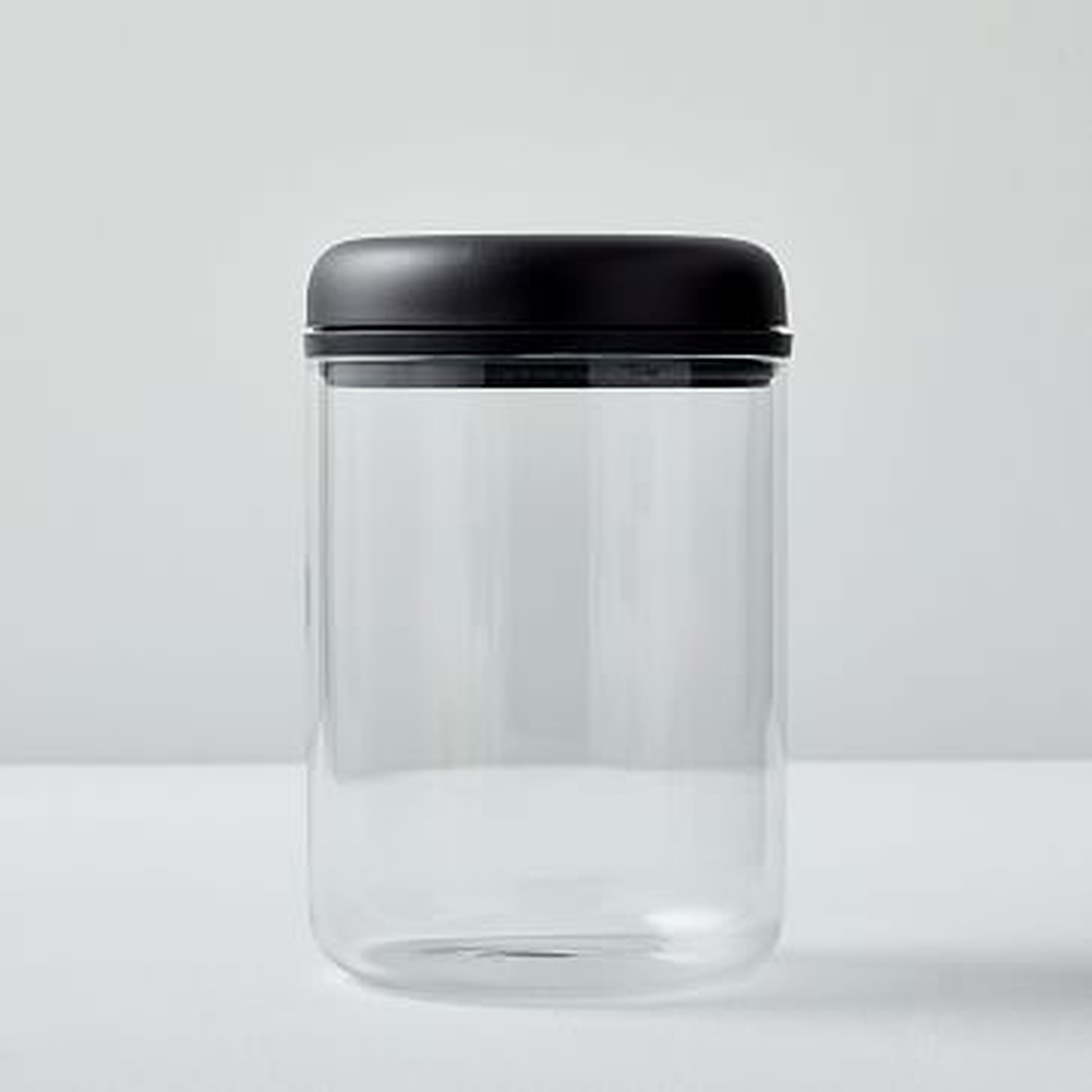 Atmos Vacuum Canister, Clear Glass, Large - West Elm