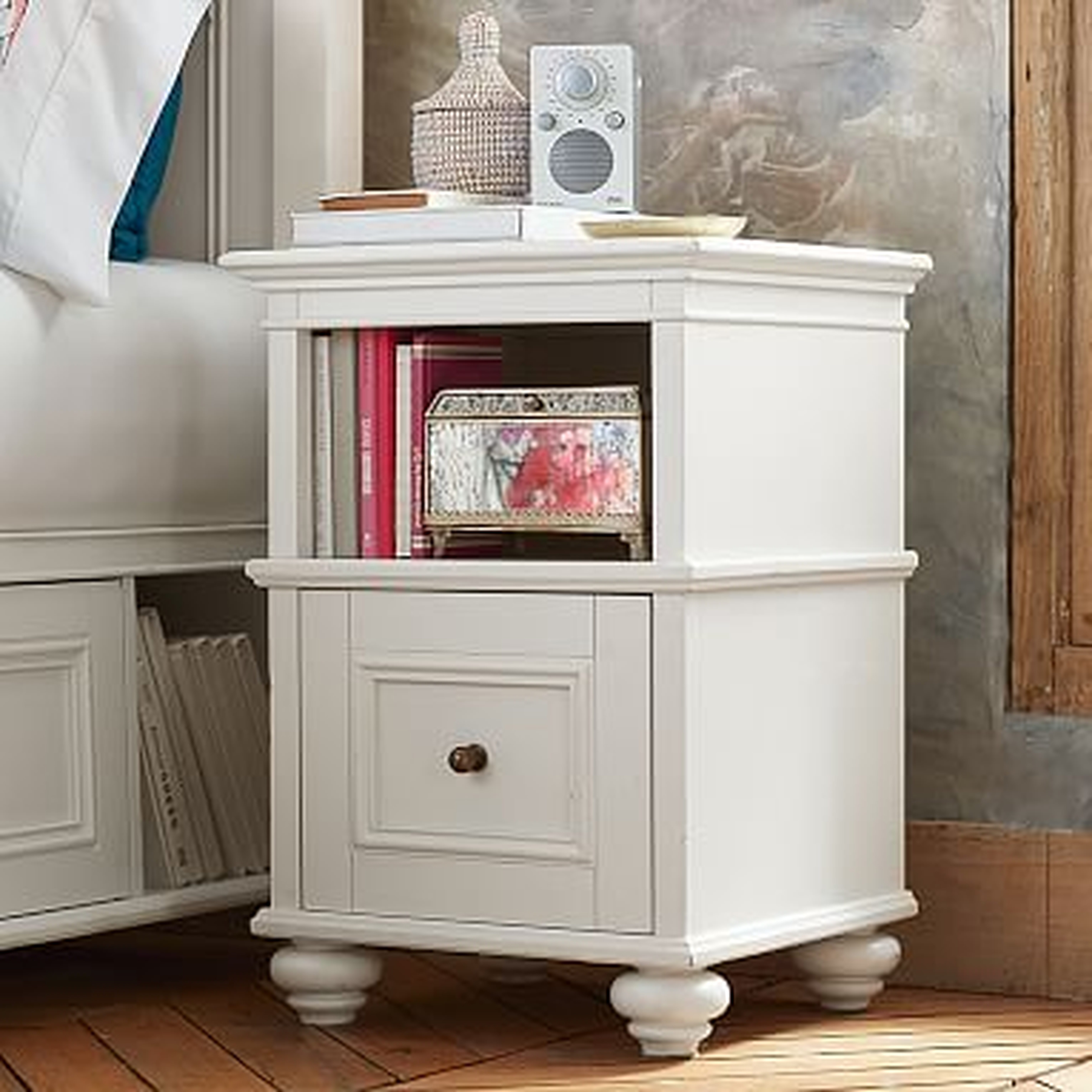 Chelsea Nightstand, Simply White - Pottery Barn Teen
