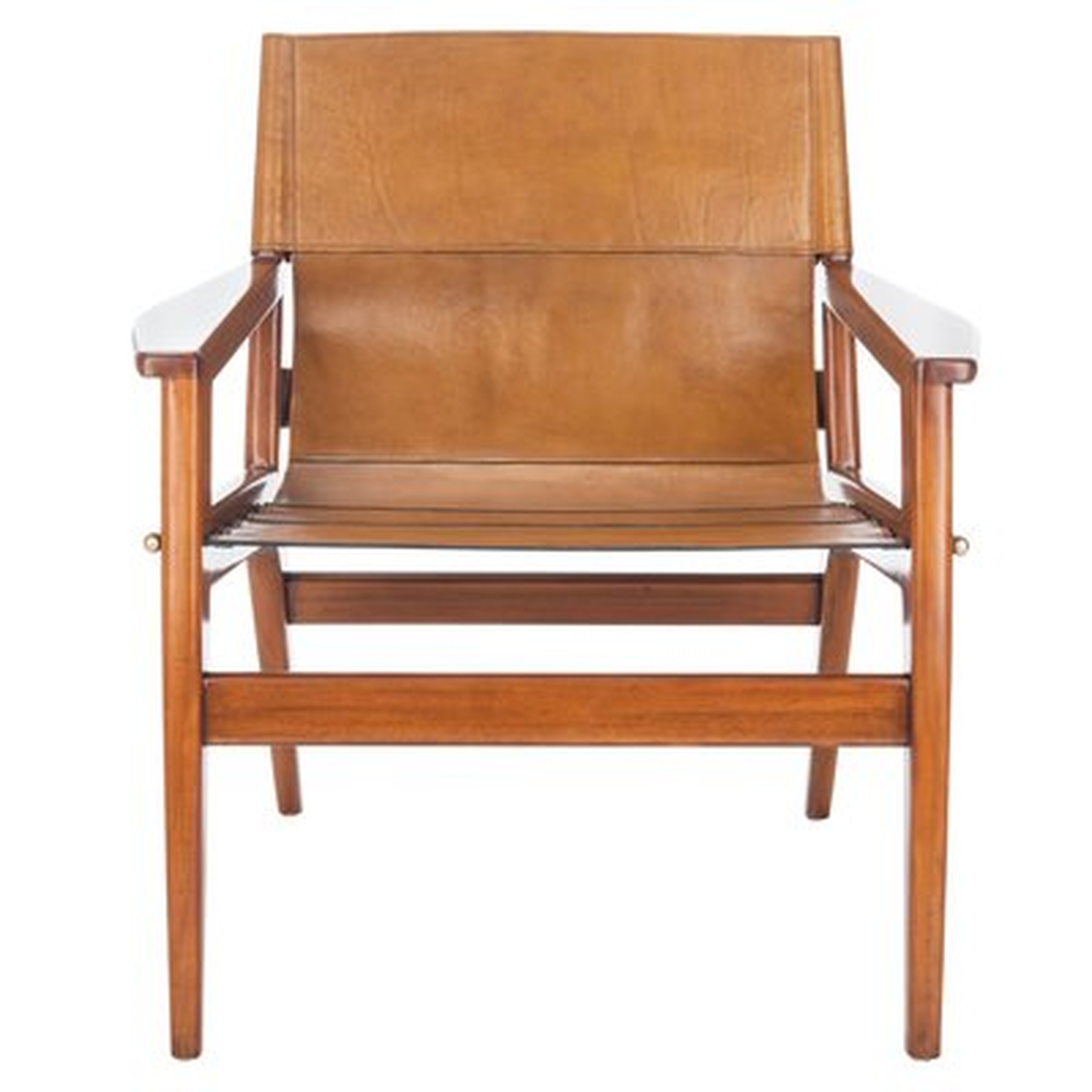 Digby Leather Sling Chair - Wayfair