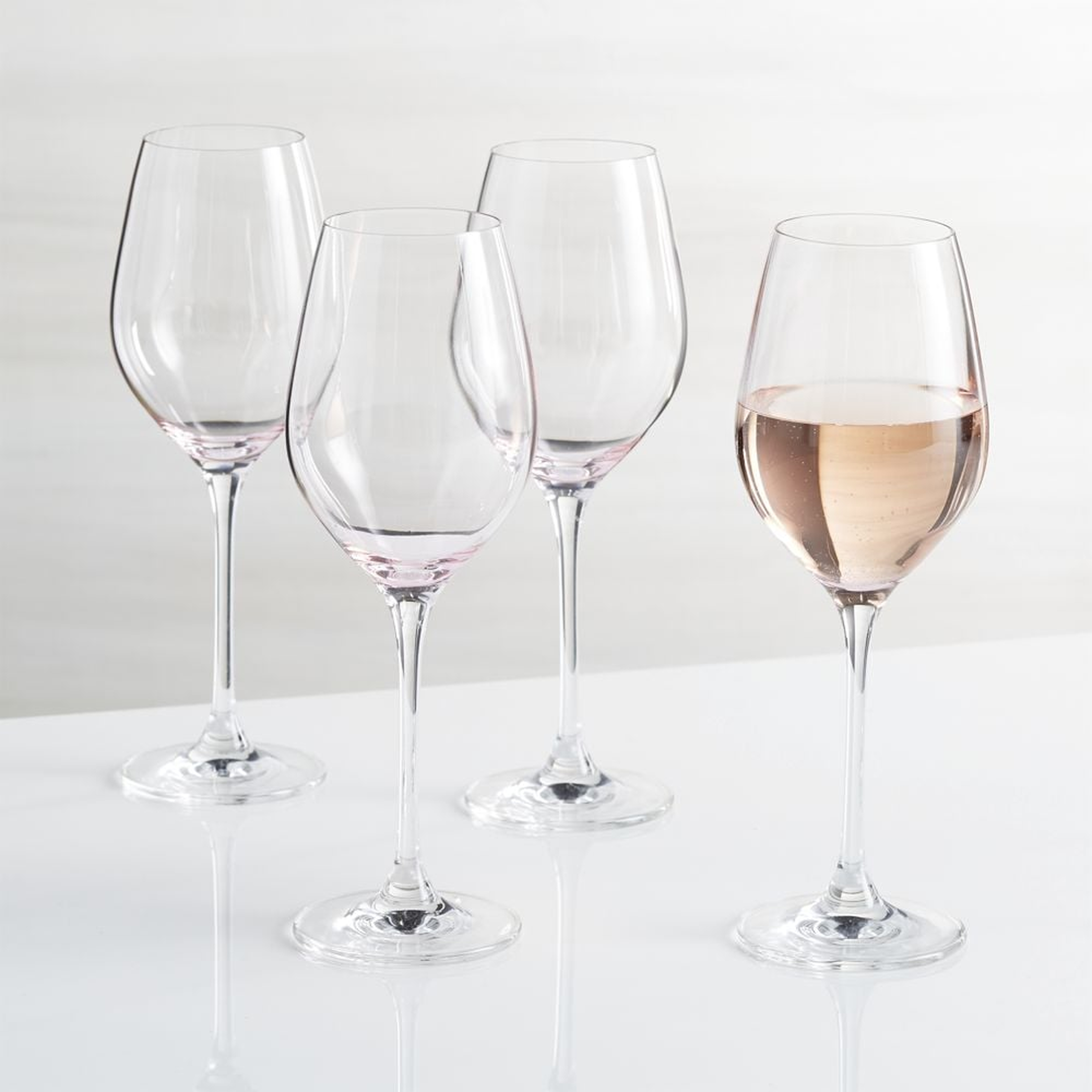 Rose Wine Glass, Set of 4 - Crate and Barrel
