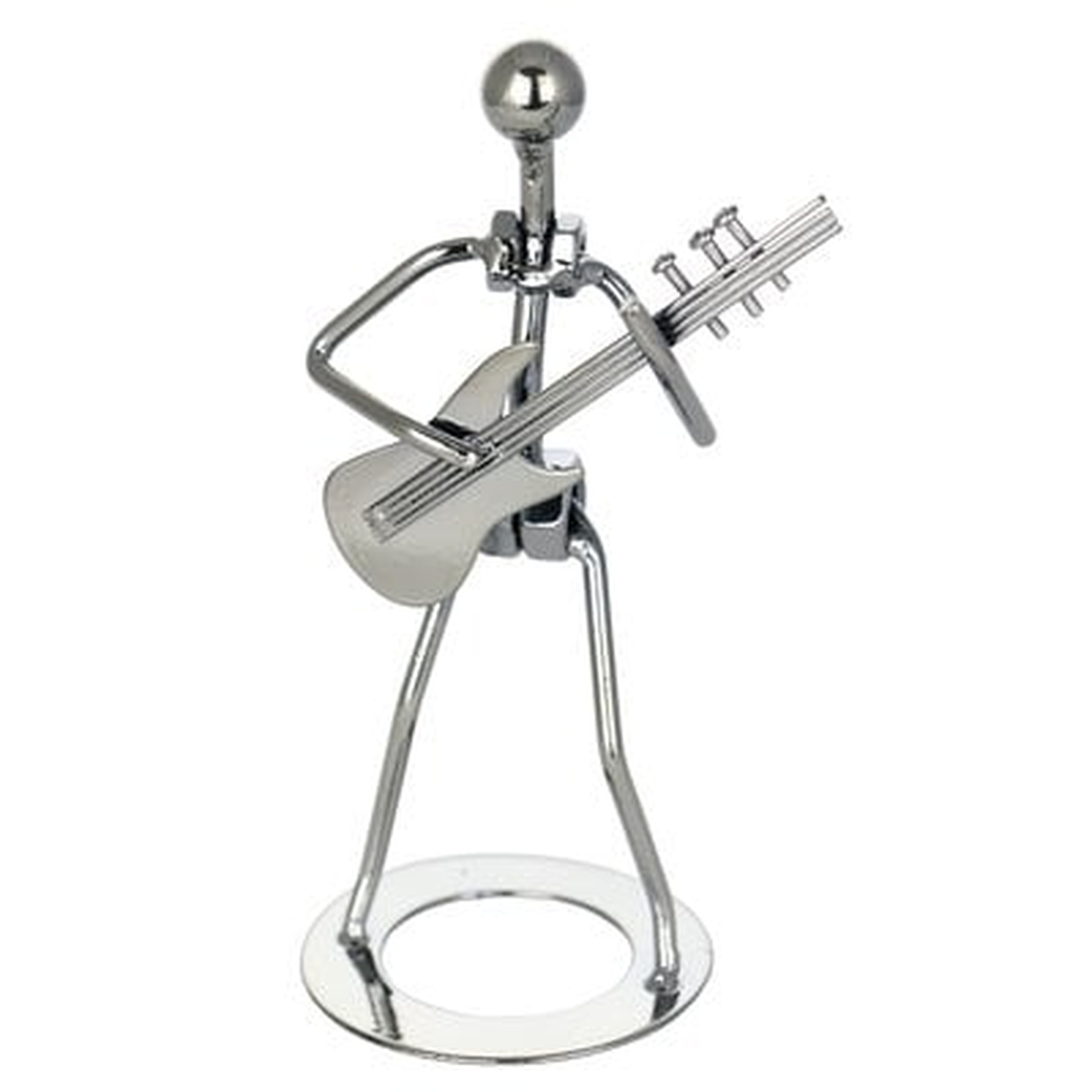 Kutcher Metal Guitar Player Rock Musical Figurine - Wayfair